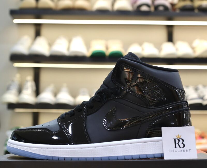Giày Nike Air Jordan 1 Mid SE Space Jam Black Concord Best Quality