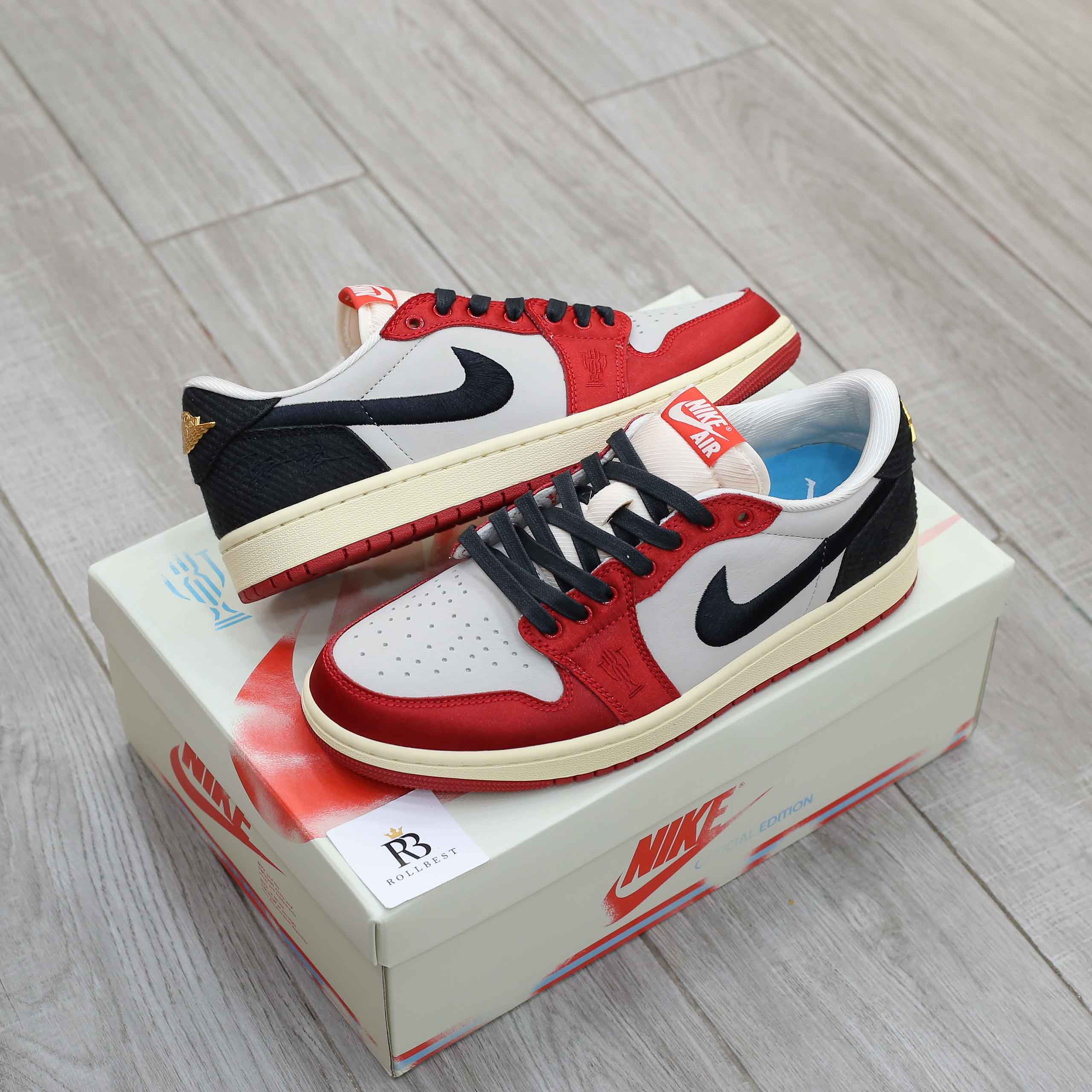 Giày Nike air Jordan 1 Retro Low OG Trophy Room Away Best Quality