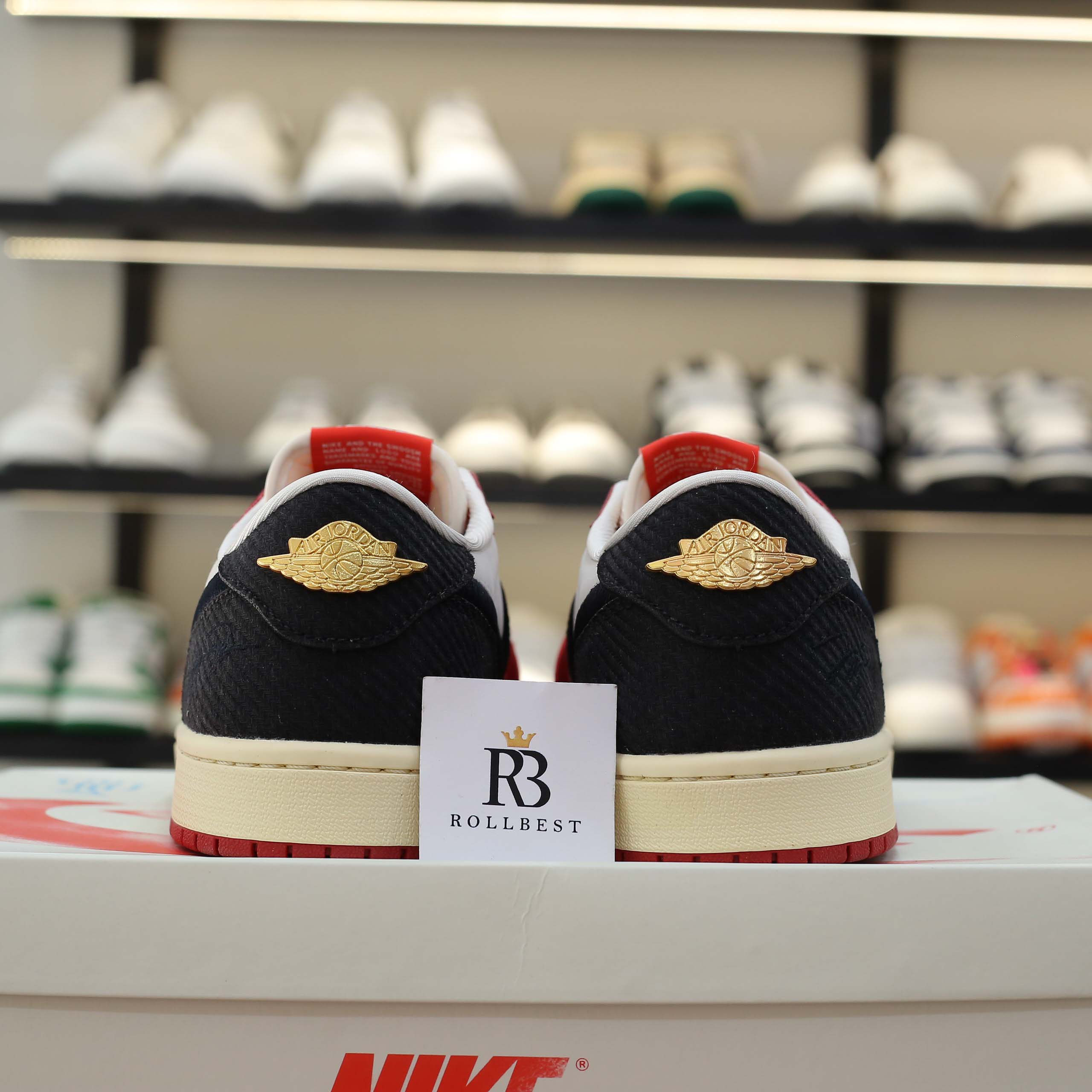 Giày Nike air Jordan 1 Retro Low OG Trophy Room Away Best Quality