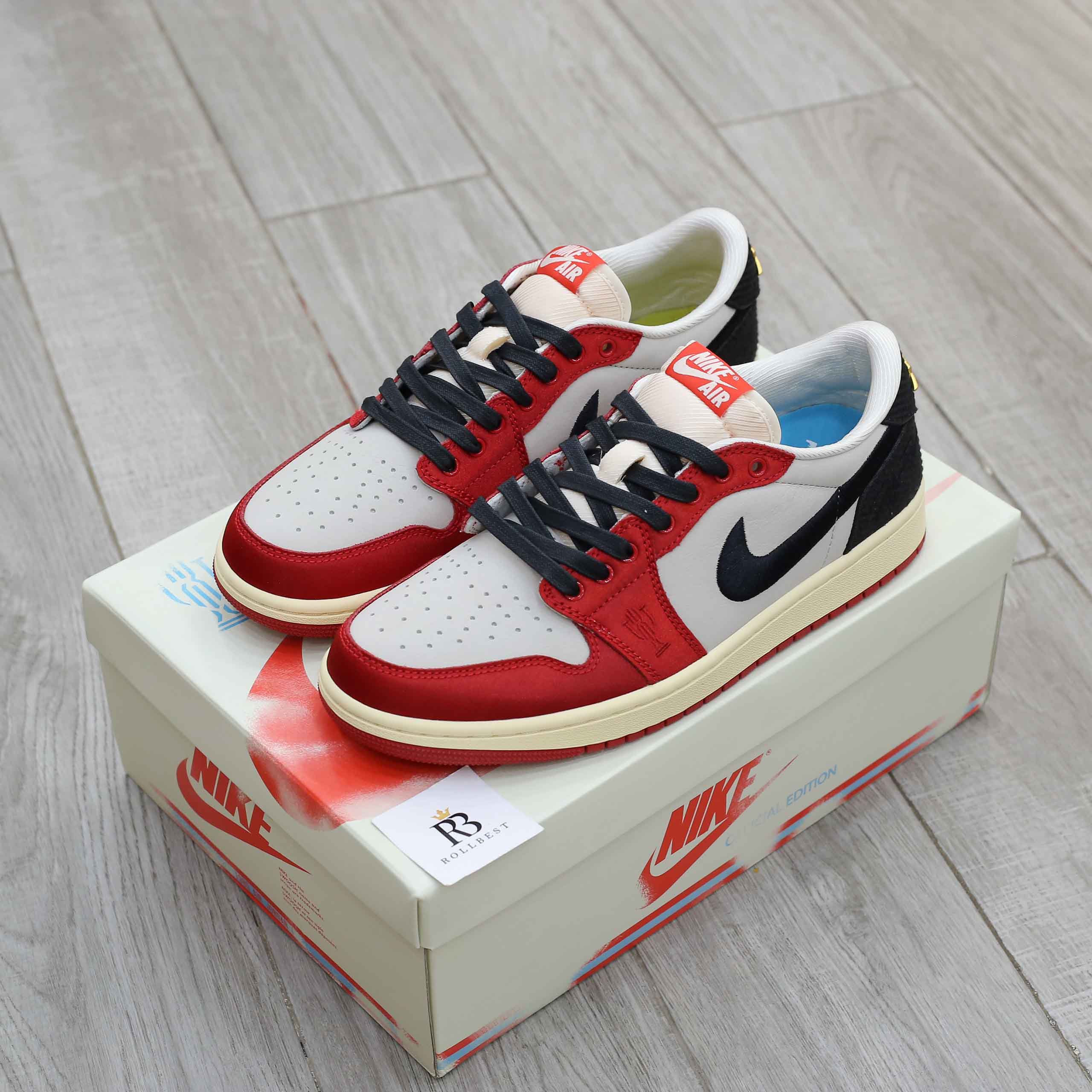 Giày Nike air Jordan 1 Retro Low OG Trophy Room Away Best Quality