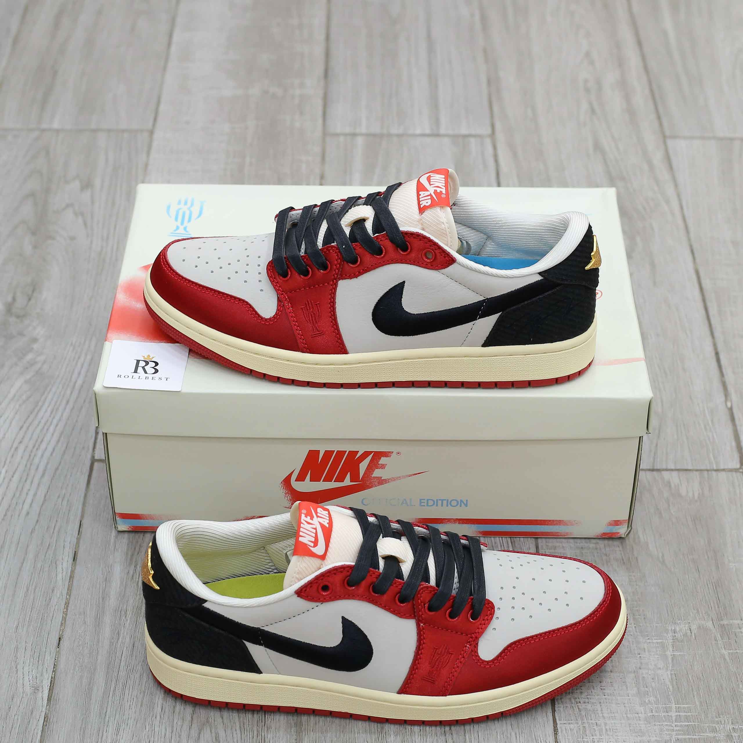 Giày Nike air Jordan 1 Retro Low OG Trophy Room Away Best Quality