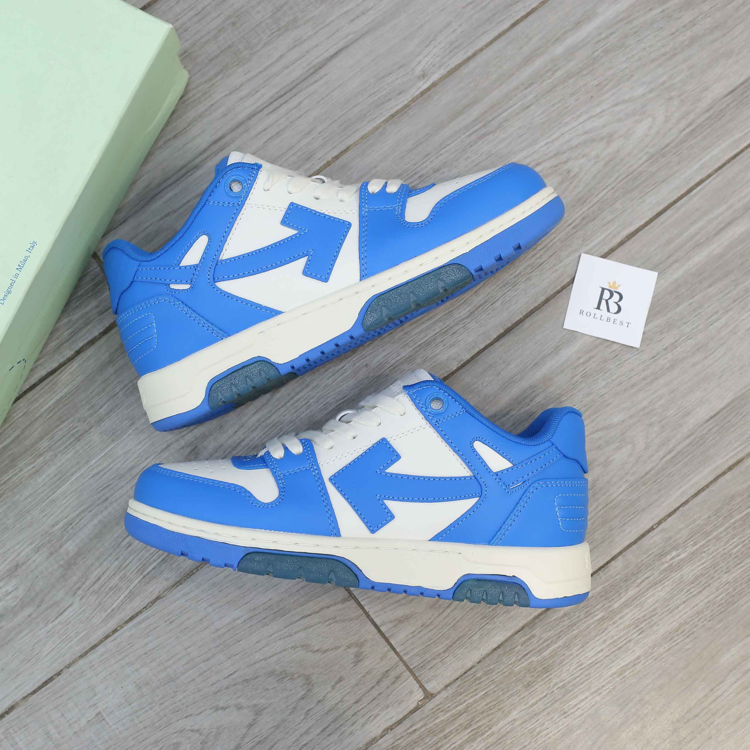 Giày Off-White Wmns Out of Office 'Blue White' Best Quality