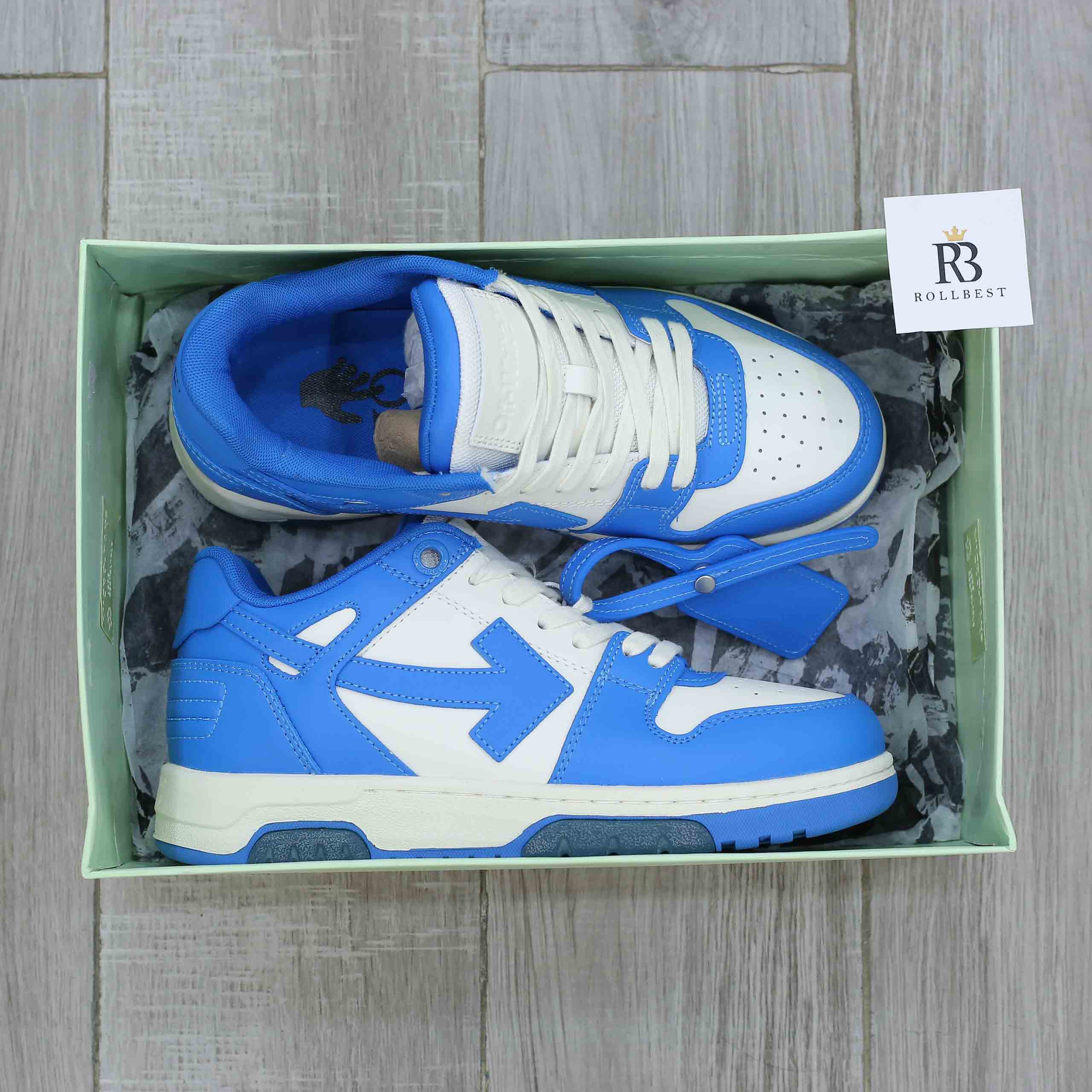 Giày Off-White Wmns Out of Office 'Blue White' Best Quality