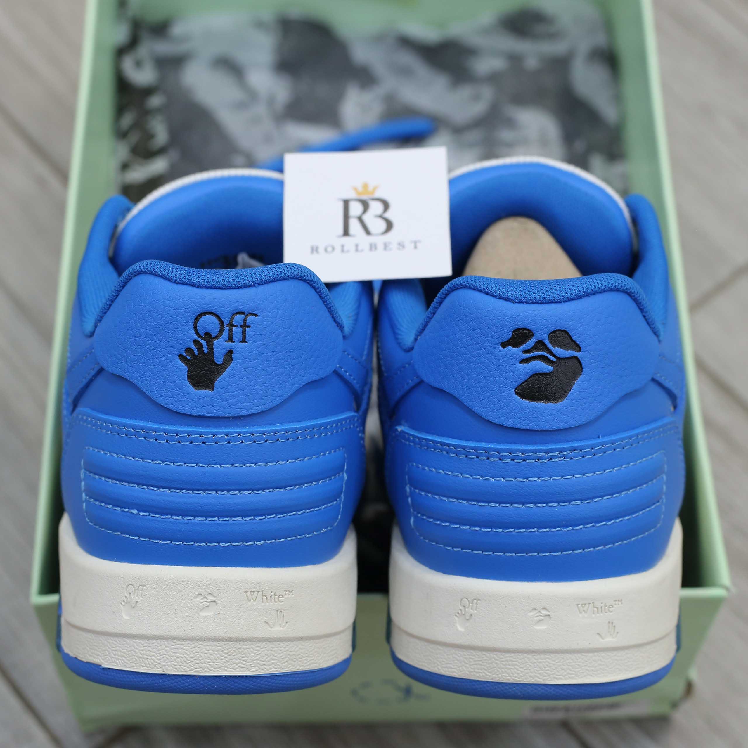 Giày Off-White Wmns Out of Office 'Blue White' Best Quality