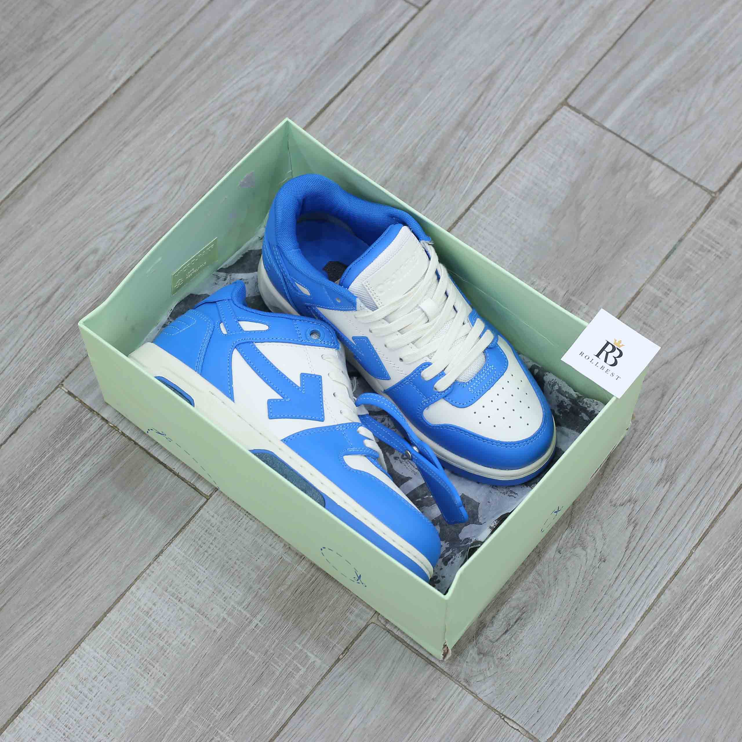 Giày Off-White Wmns Out of Office 'Blue White' Best Quality