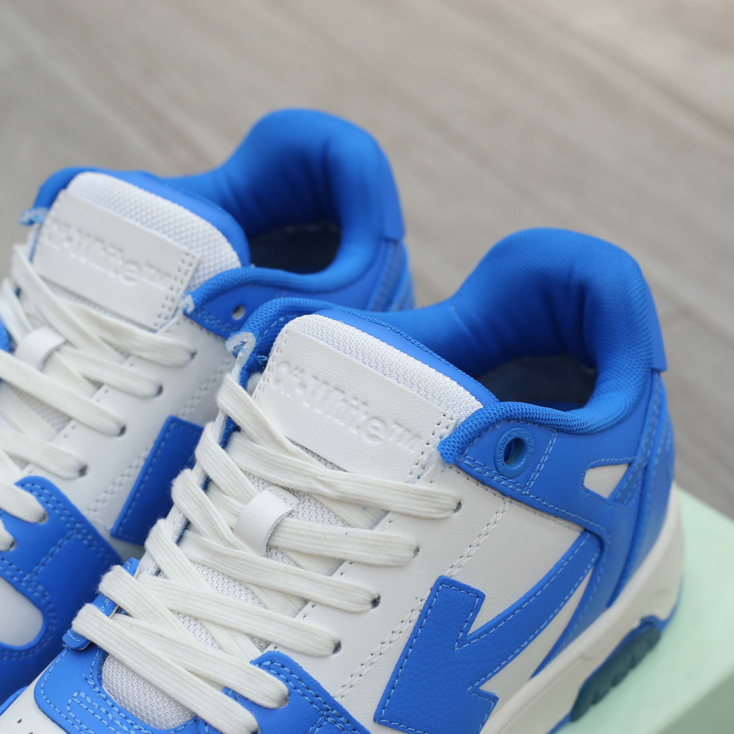 Giày Off-White Wmns Out of Office 'Blue White' Best Quality