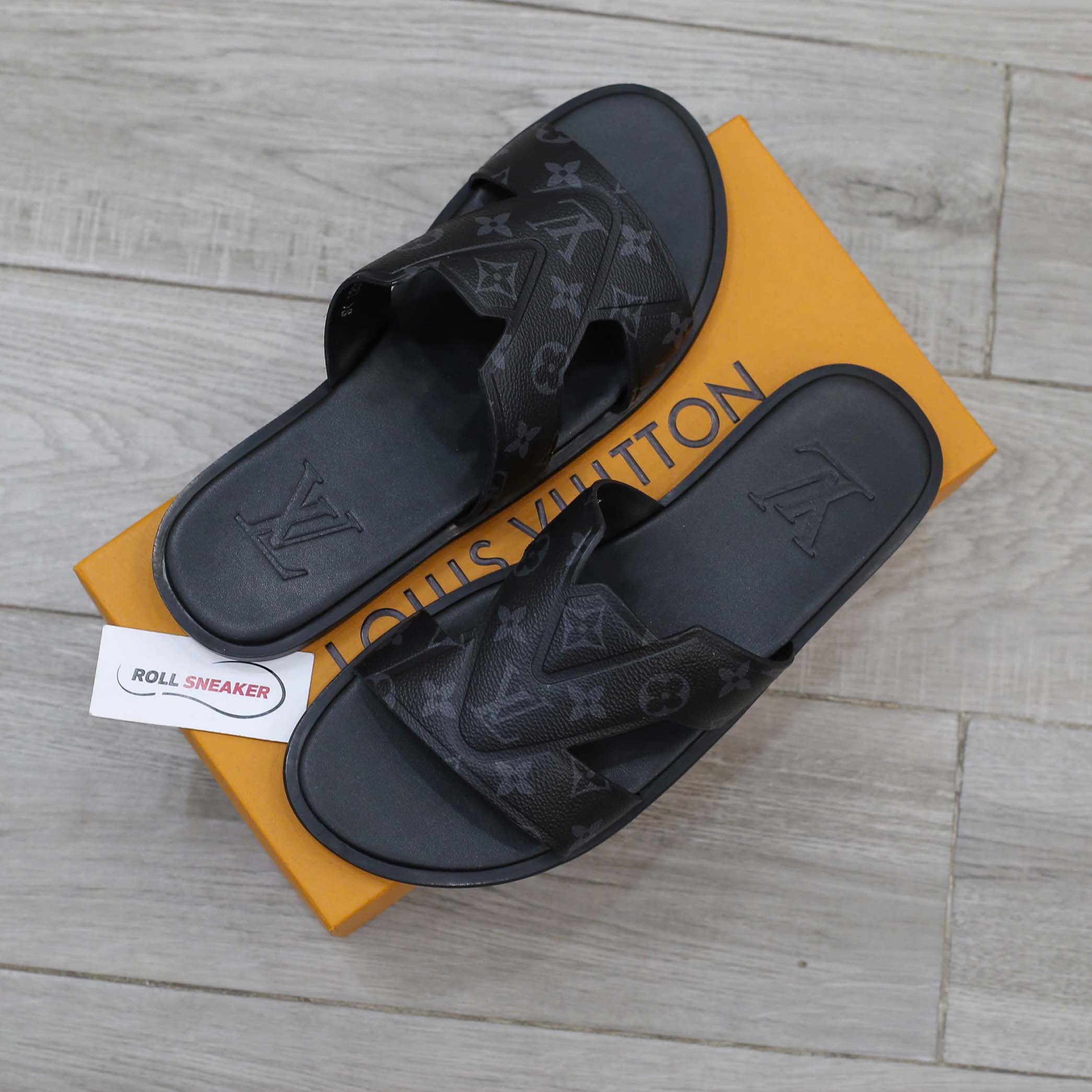 Dép LV Oasis Mule Monogram Eclipse Like Auth