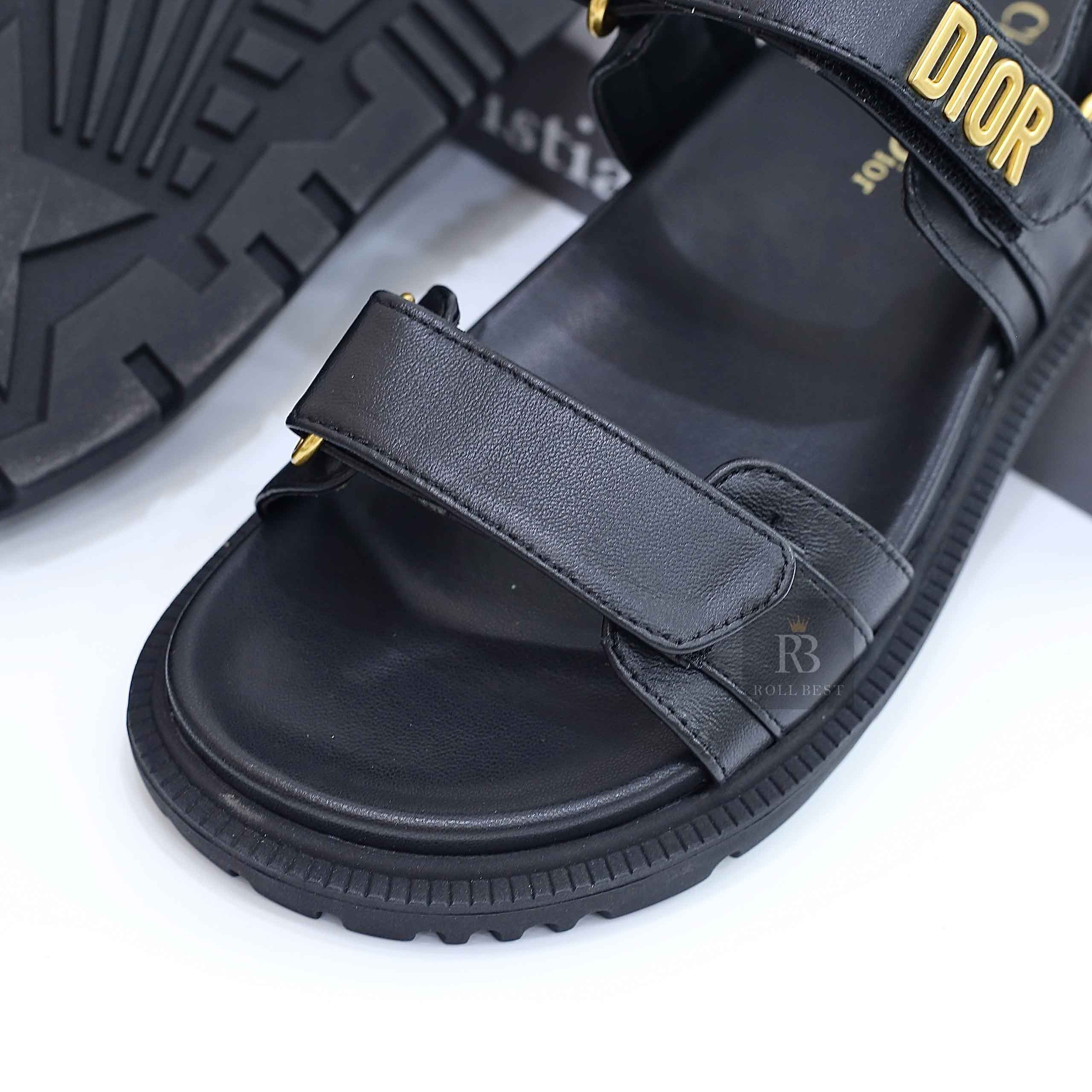 Dép Dioract Sandal Rose Quartz Quilted Cannage Calfskin Best Quality