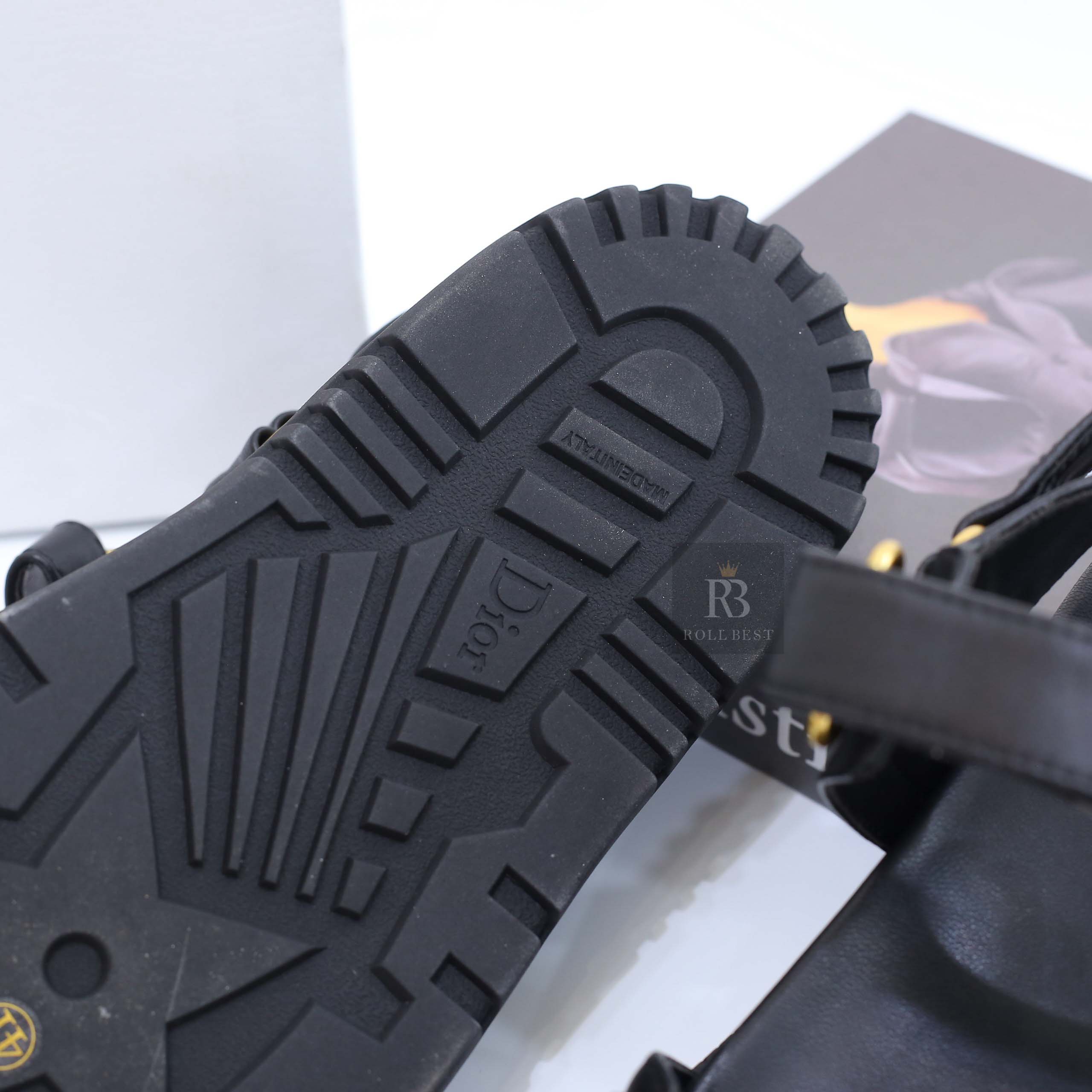 Dép Dioract Sandal Rose Quartz Quilted Cannage Calfskin Best Quality