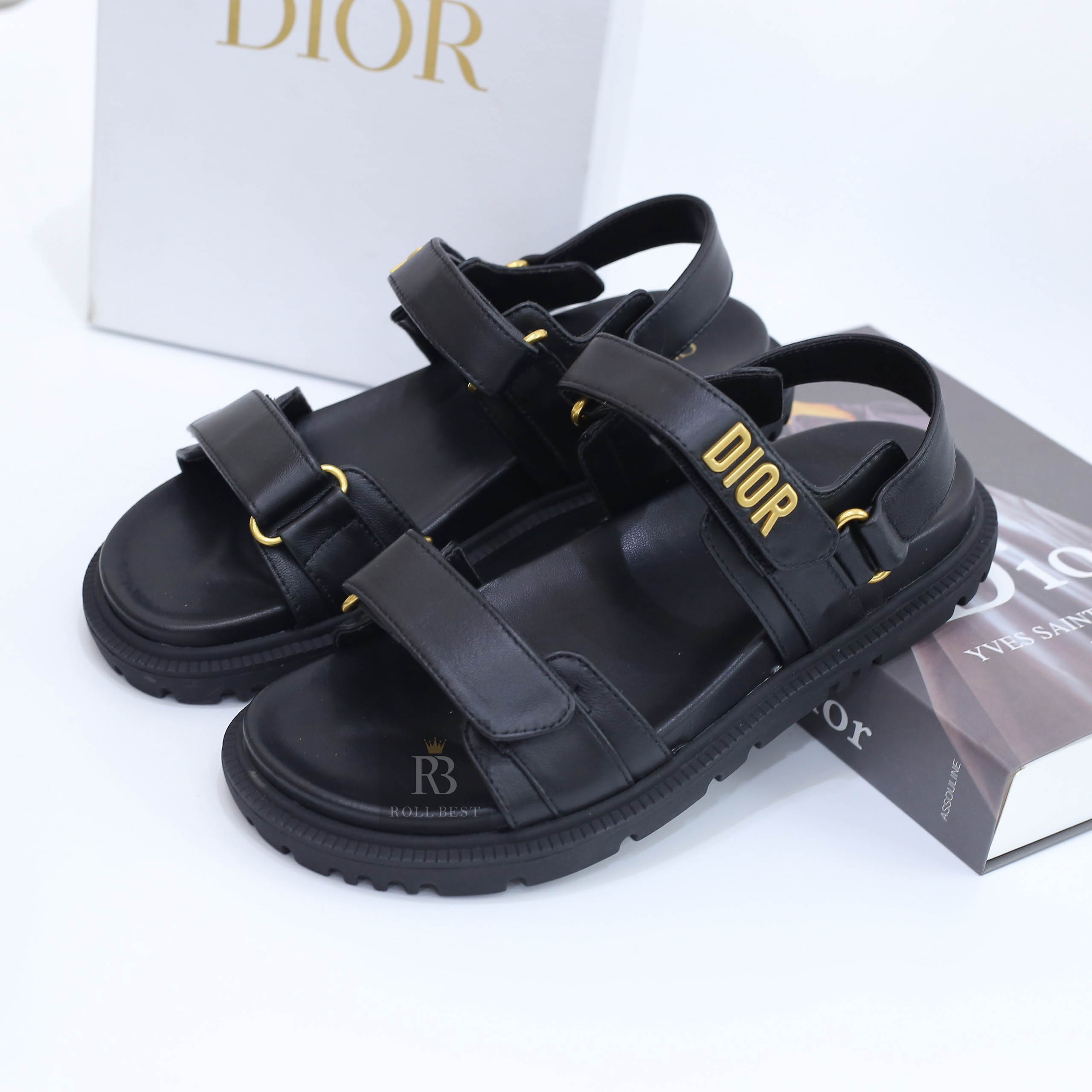Dép Dioract Sandal Rose Quartz Quilted Cannage Calfskin Best Quality
