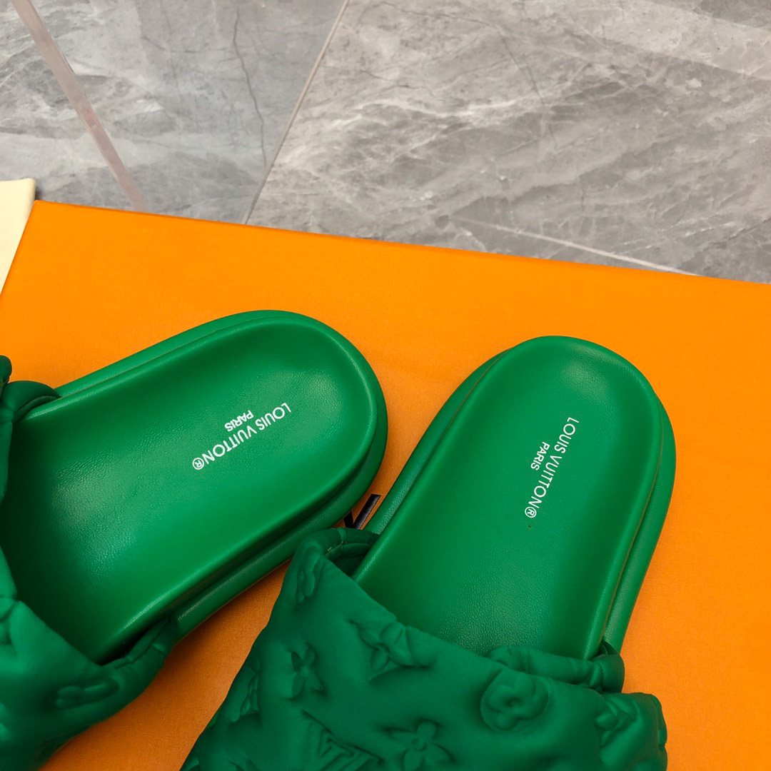 Dép Louis Vuitton Pool Pillow Flat Comfort Mule Best Quality