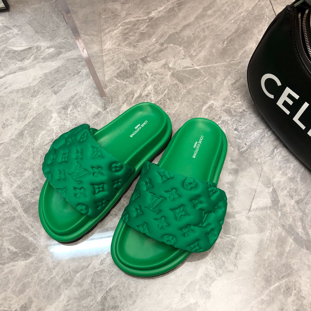 Dép Louis Vuitton Pool Pillow Flat Comfort Mule Best Quality