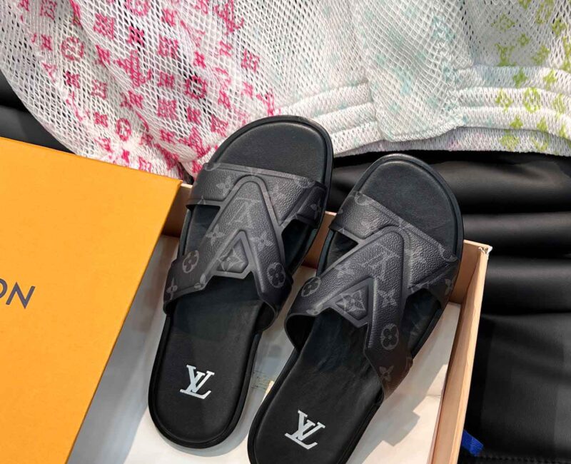 Dép LV Oasis Mule Monogram Eclipse Best Quality