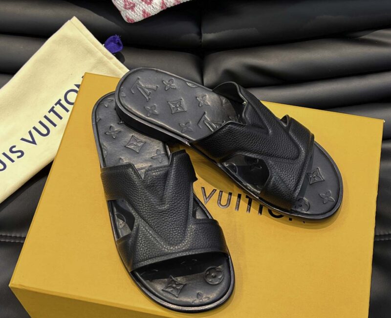 Dép LV Oasis Mule Monogram Leather Logo Best Quality