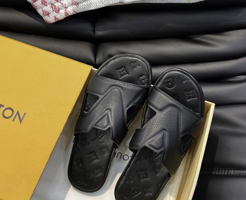 Dép LV Oasis Mule Monogram Leather Logo Best Quality