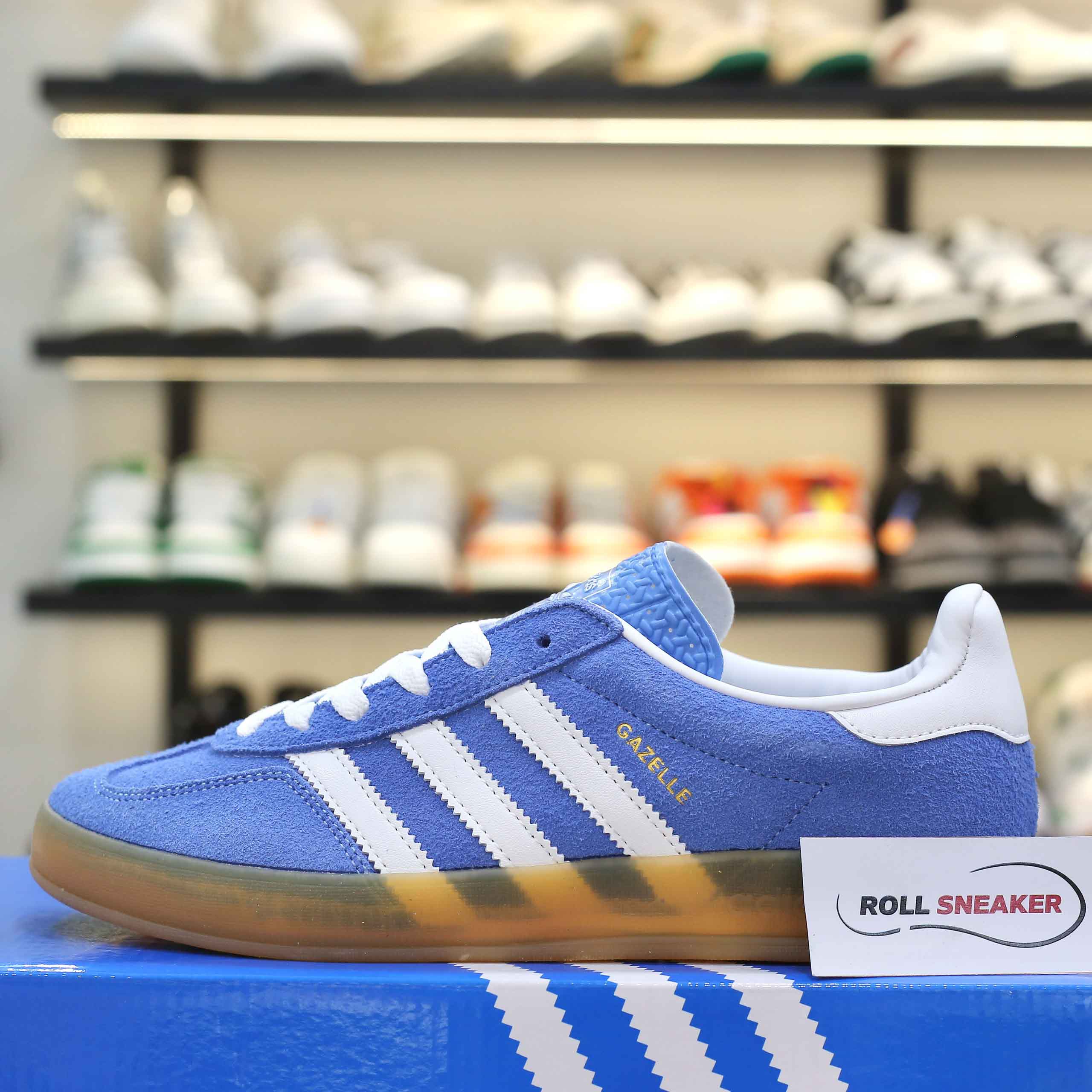 Giày Adidas Gazelle Indoor ‘Blue Fusion’ Like Auth