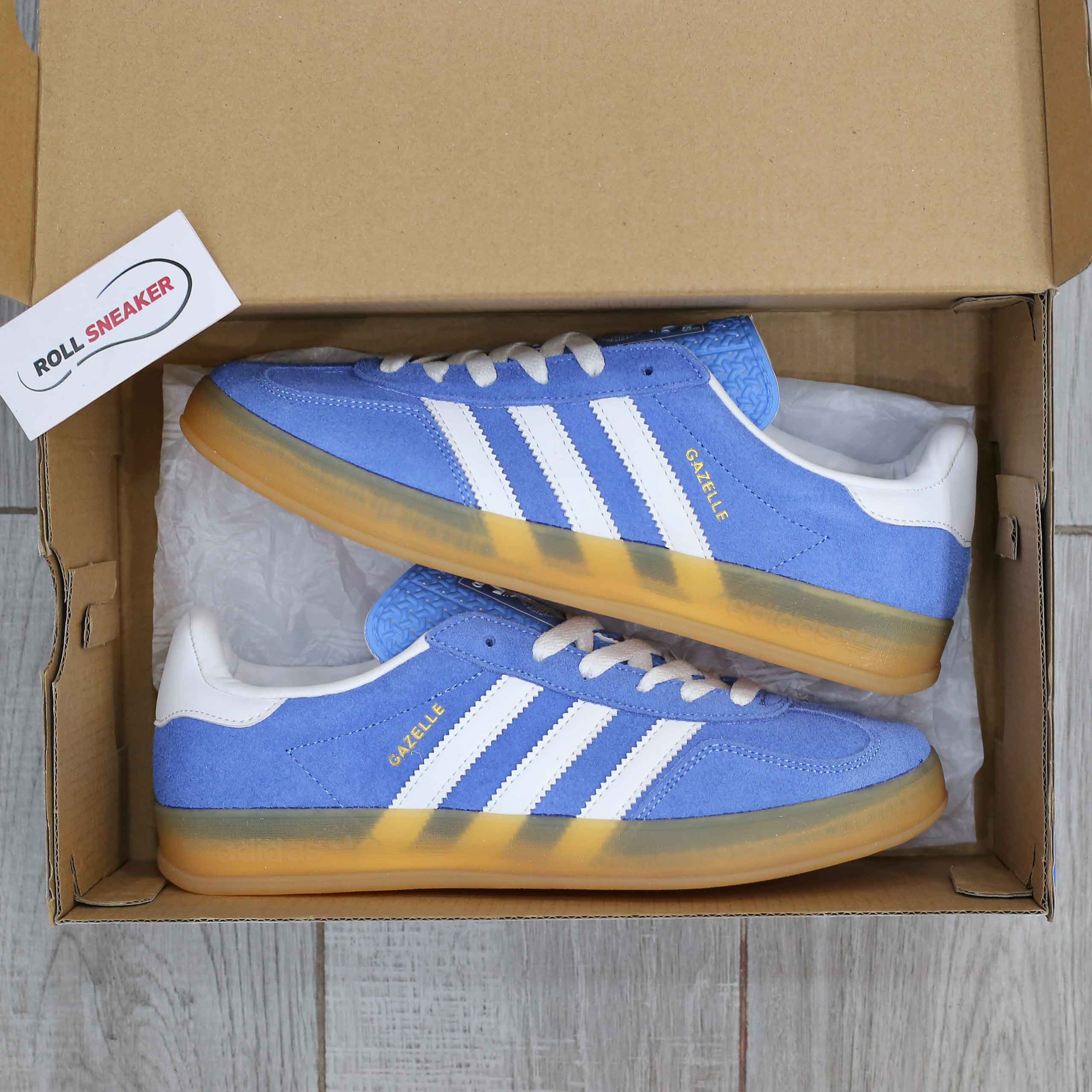 Giày Adidas Gazelle Indoor ‘Blue Fusion’ Like Auth