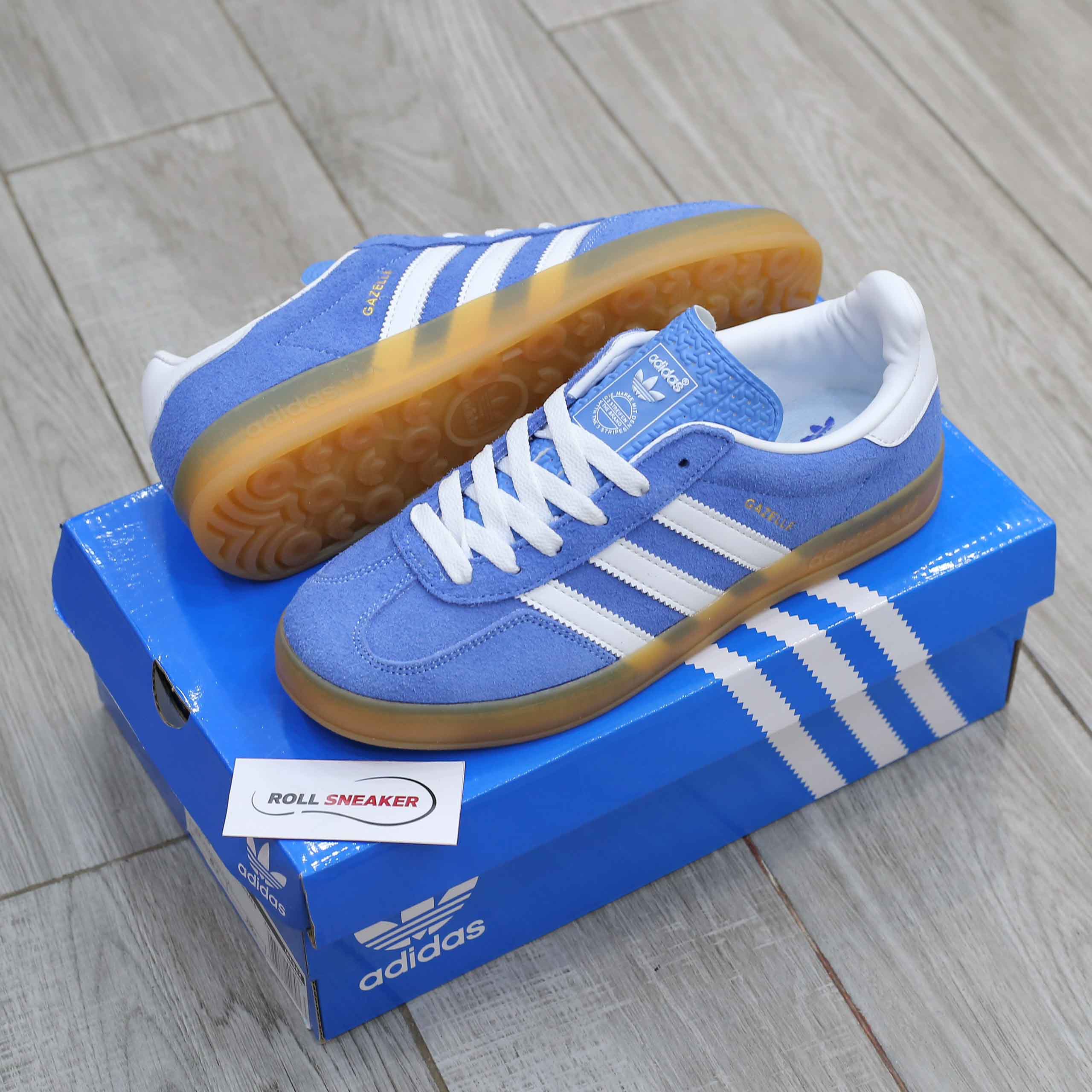 Giày Adidas Gazelle Indoor ‘Blue Fusion’ Like Auth