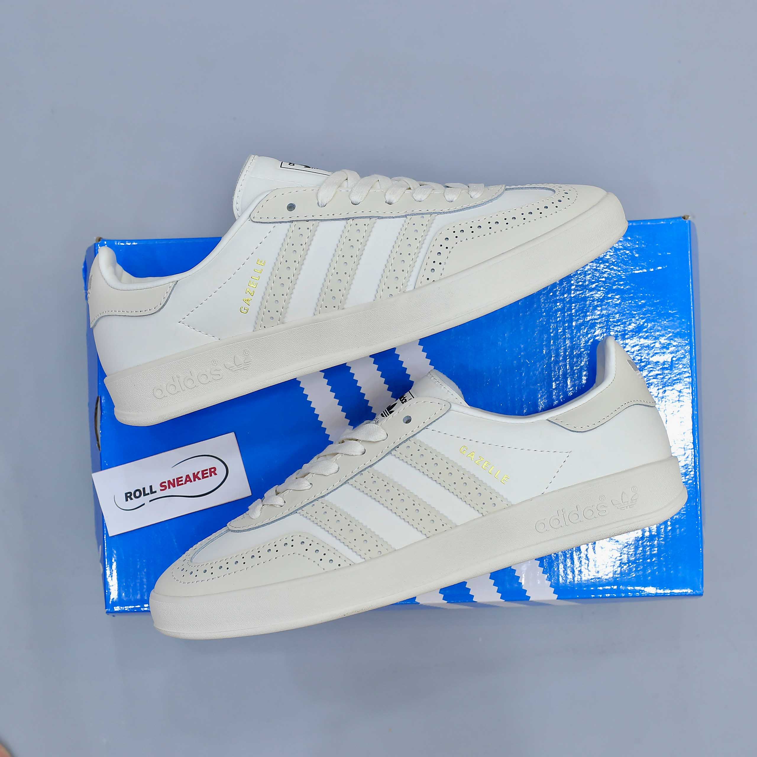 Giày Adidas Gazelle Indoor Cream White Like Auth