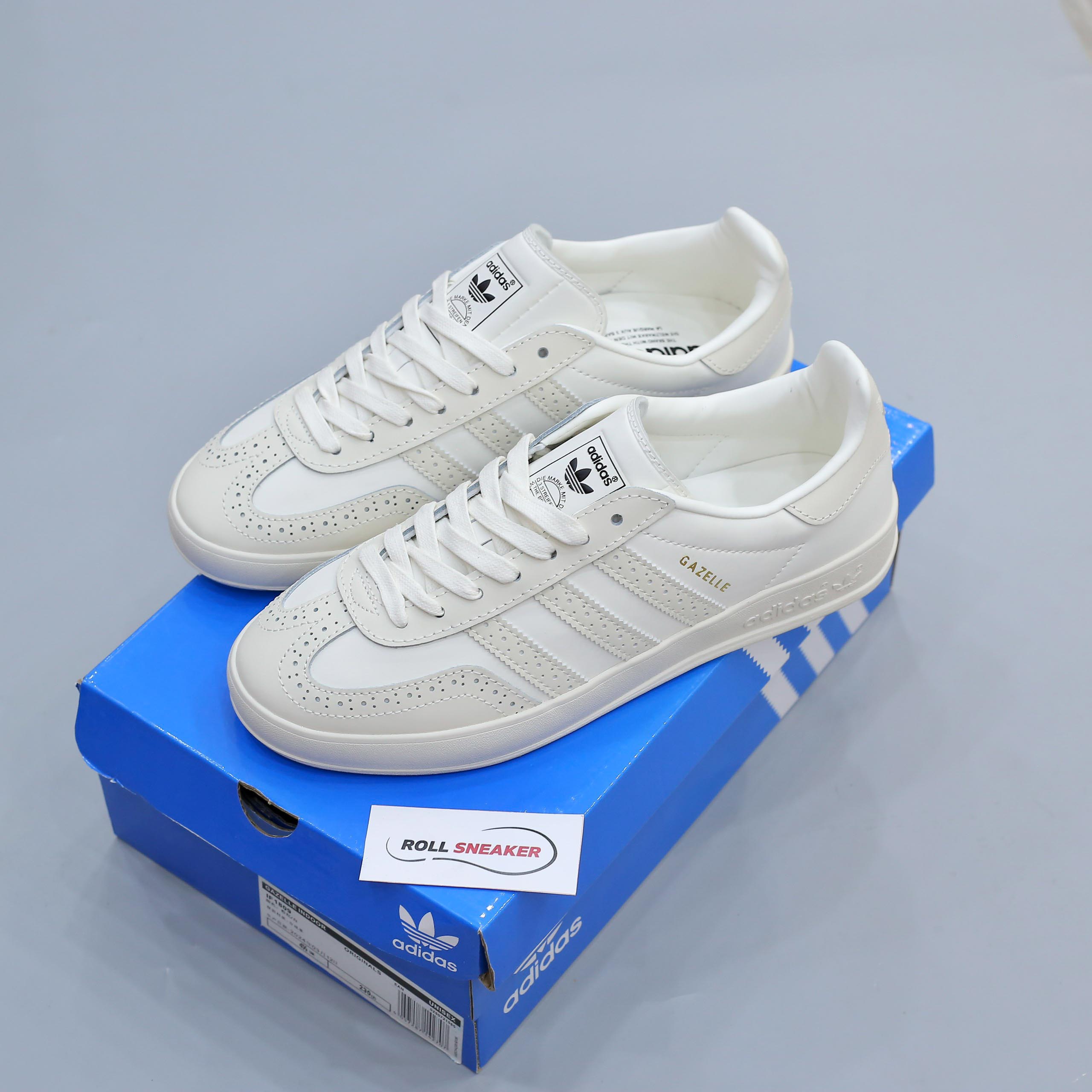 Giày Adidas Gazelle Indoor Cream White Like Auth