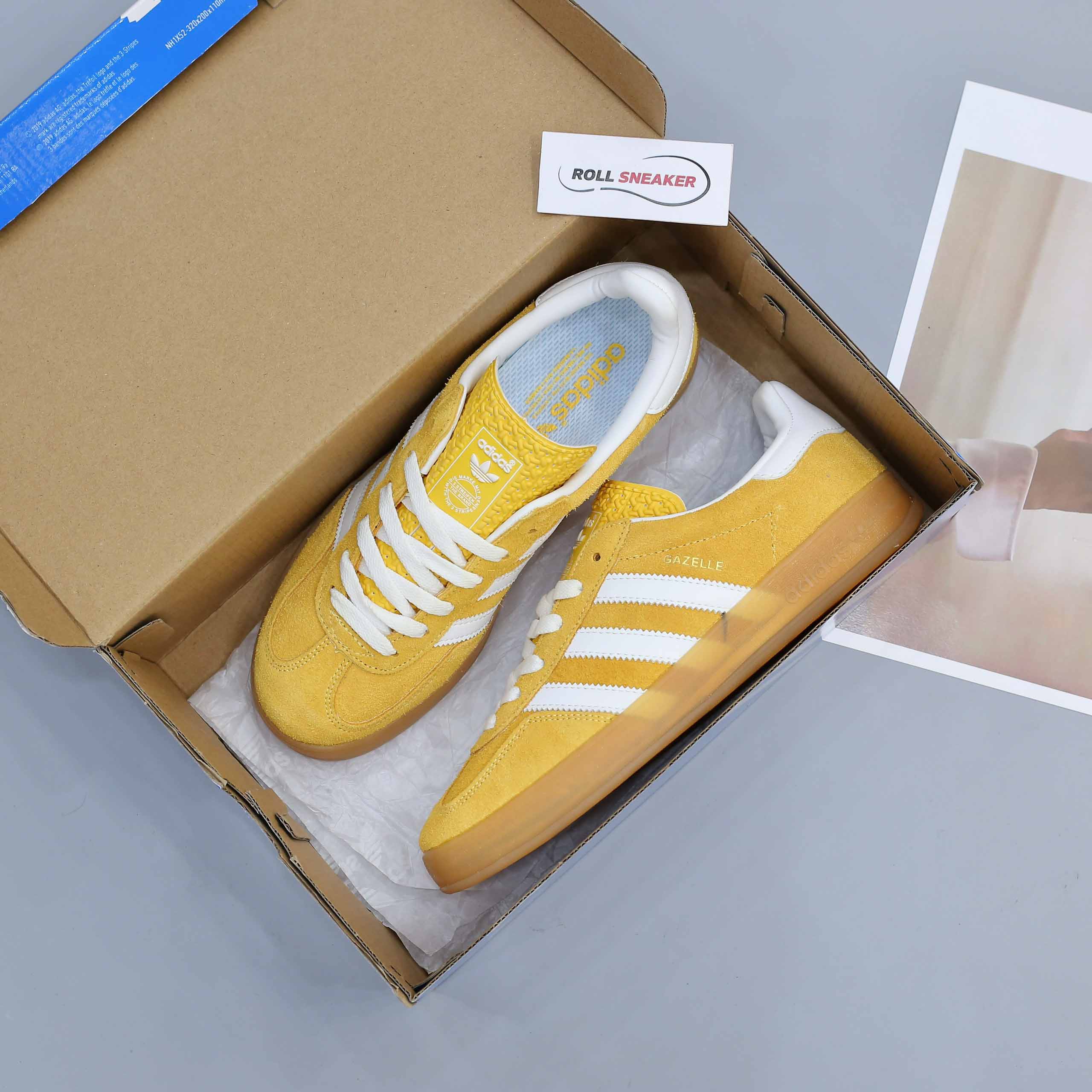 Giày Adidas Gazelle Indoor Orange Peel White Like Auth