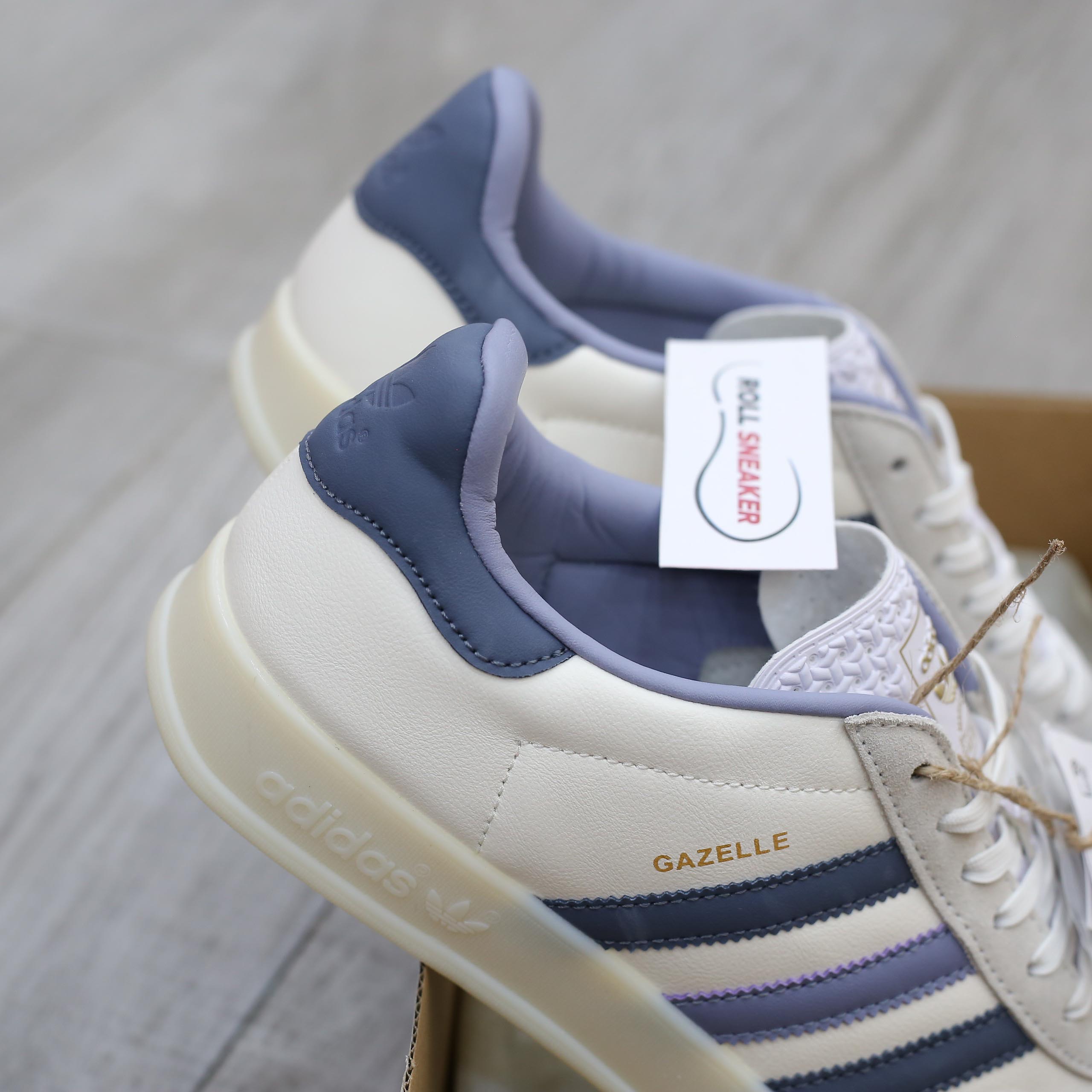 Giày Adidas Originals Gazelle Indoor White Navy Like Auth
