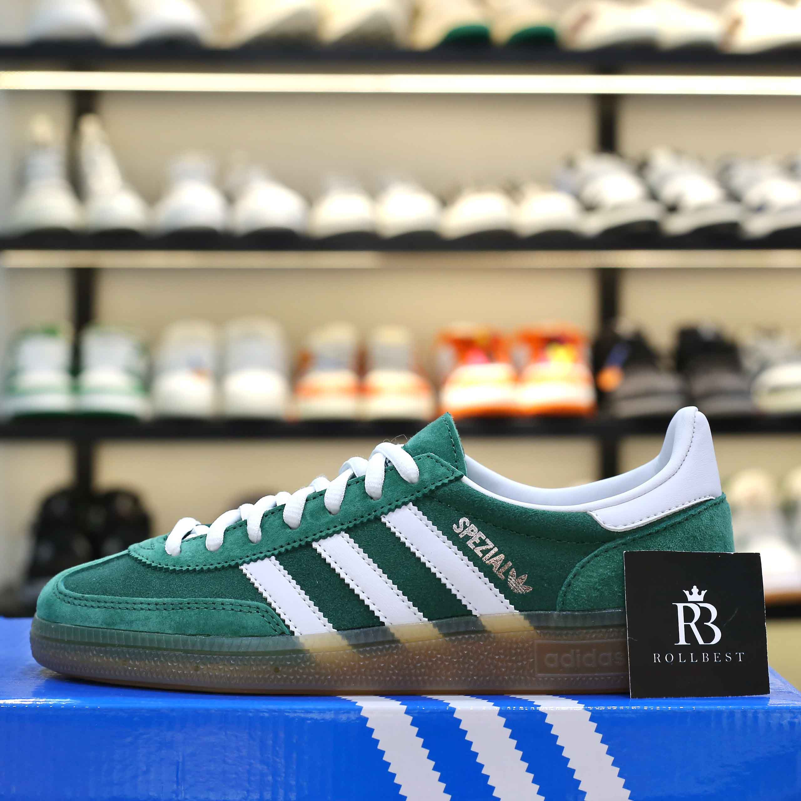 Giày Adidas Originals Handball Spezial Collegiate Green Best Quality