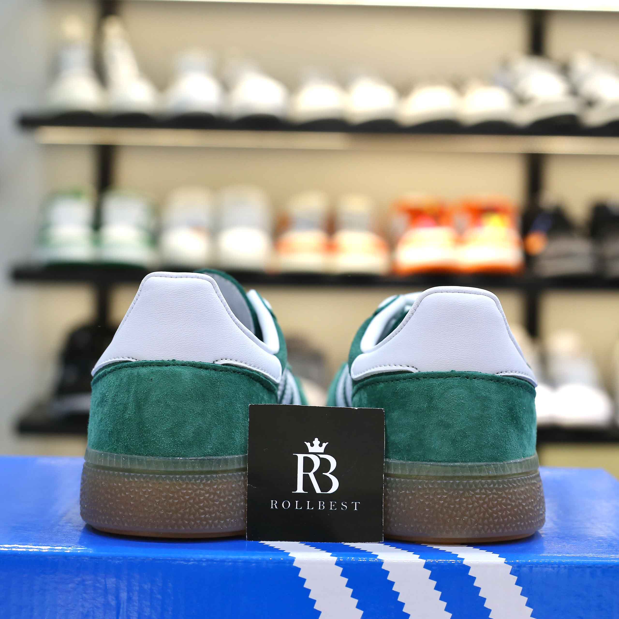 Giày Adidas Originals Handball Spezial Collegiate Green Best Quality