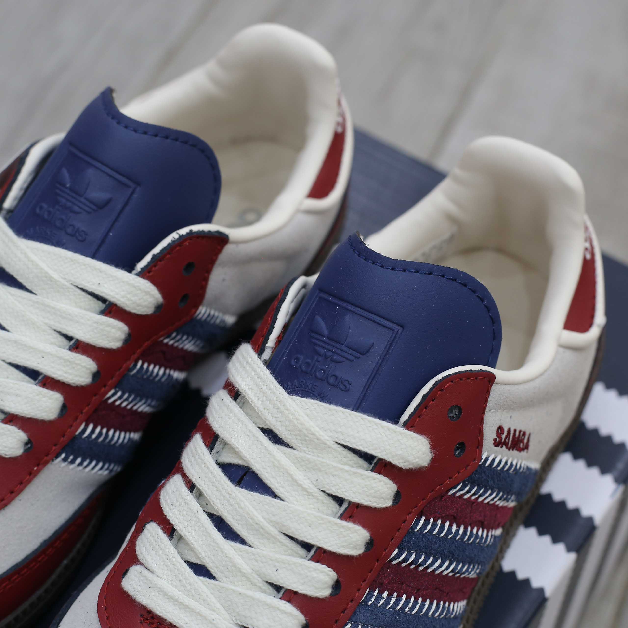 Giày Adidas Samba OG Notitle Maroon Like Auth