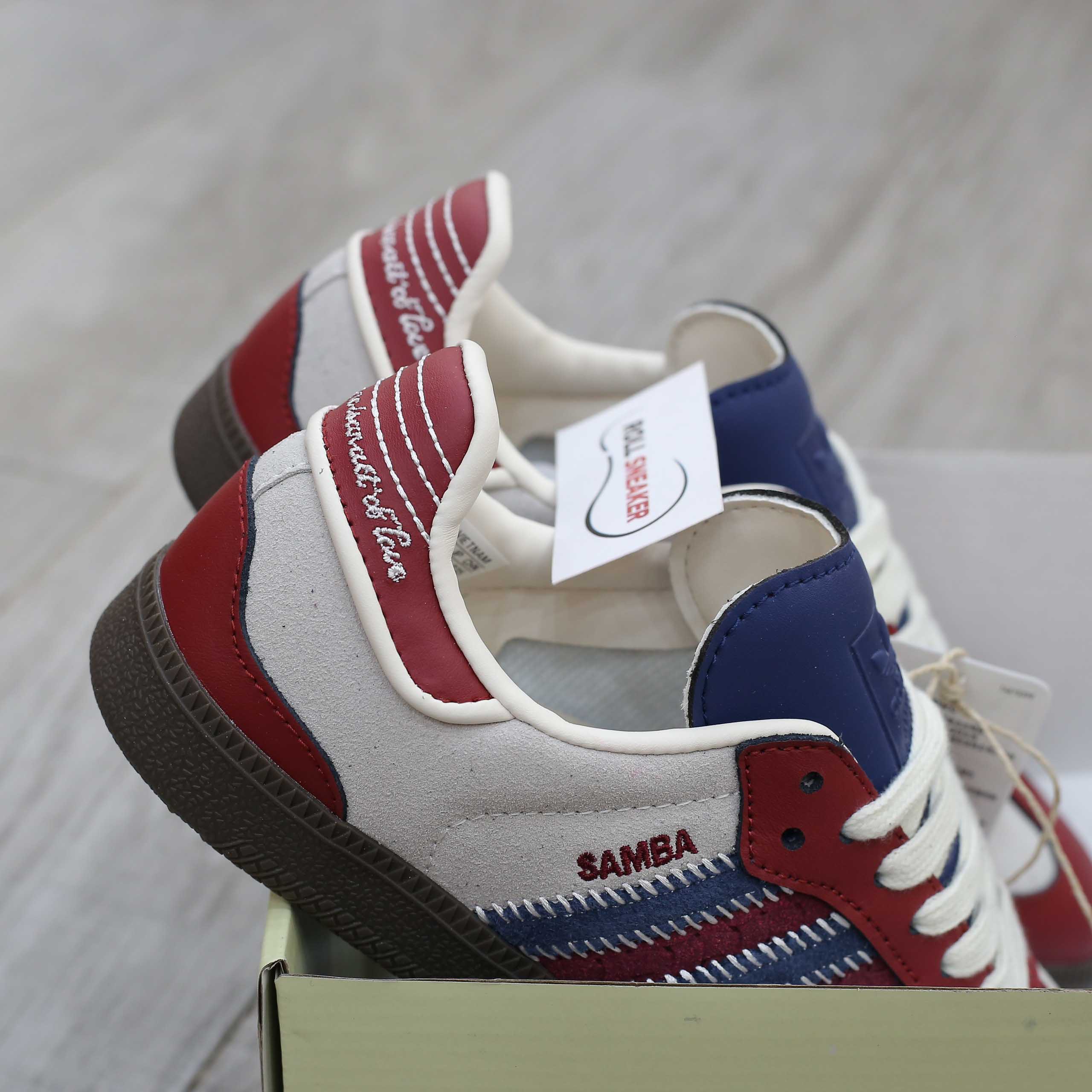 Giày Adidas Samba OG Notitle Maroon Like Auth