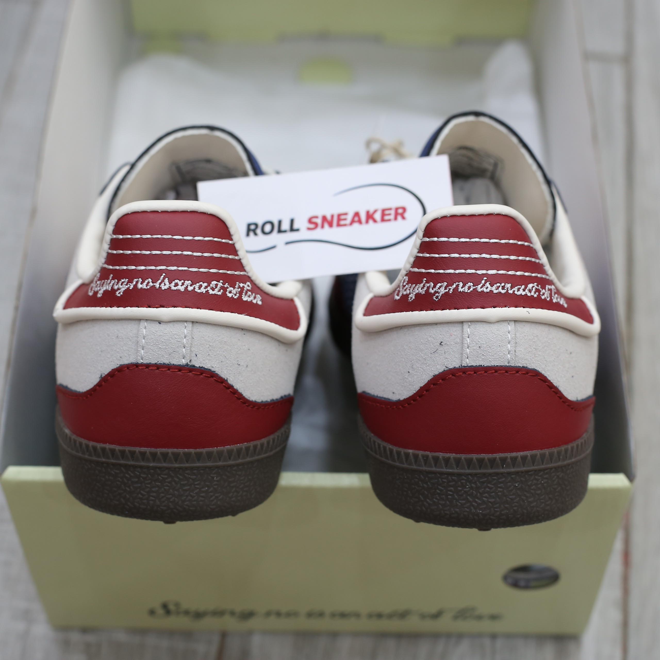 Giày Adidas Samba OG Notitle Maroon Like Auth