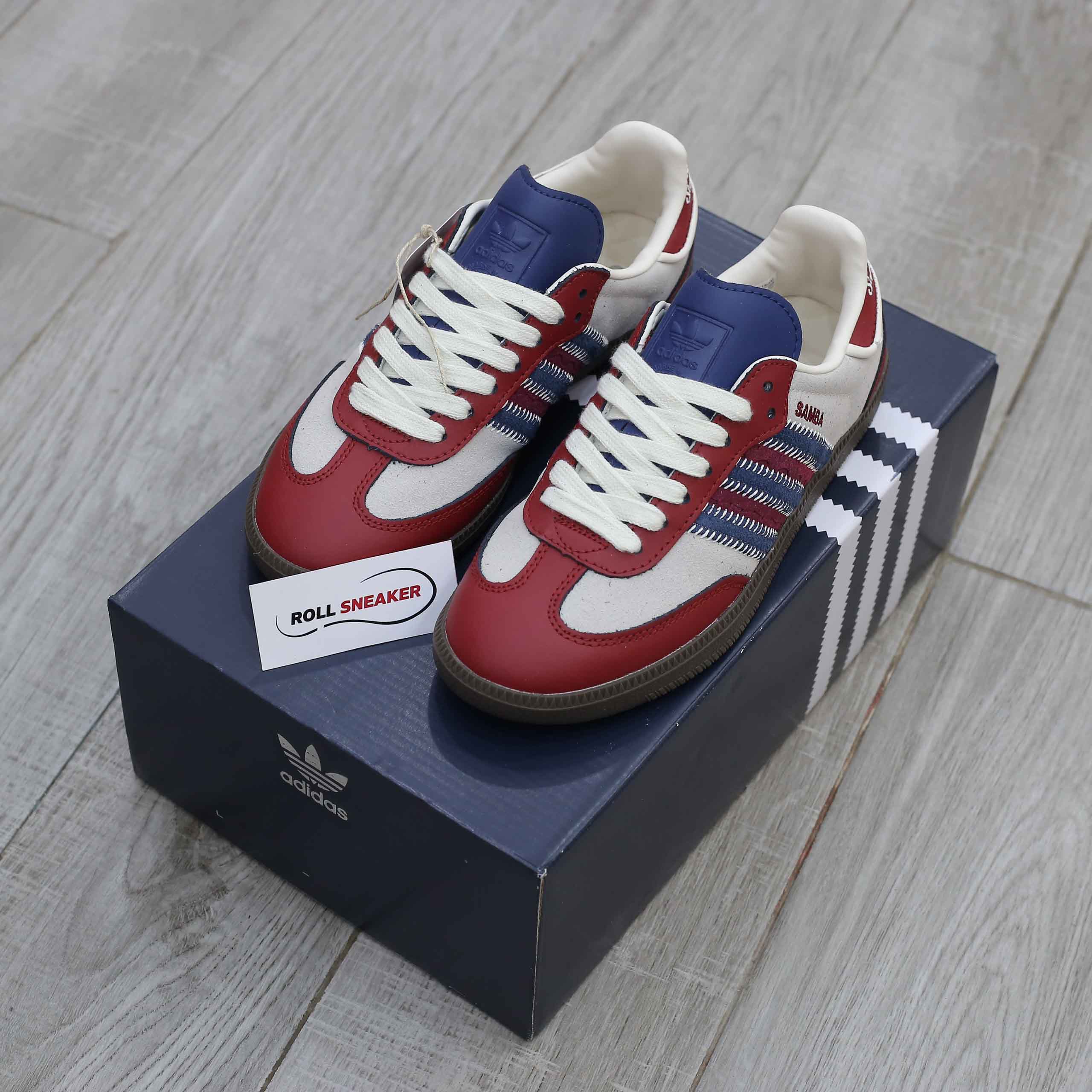 Giày Adidas Samba OG Notitle Maroon Like Auth
