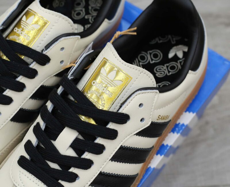 Giày Adidas Samba OG White Black Sand Strata Best Quality