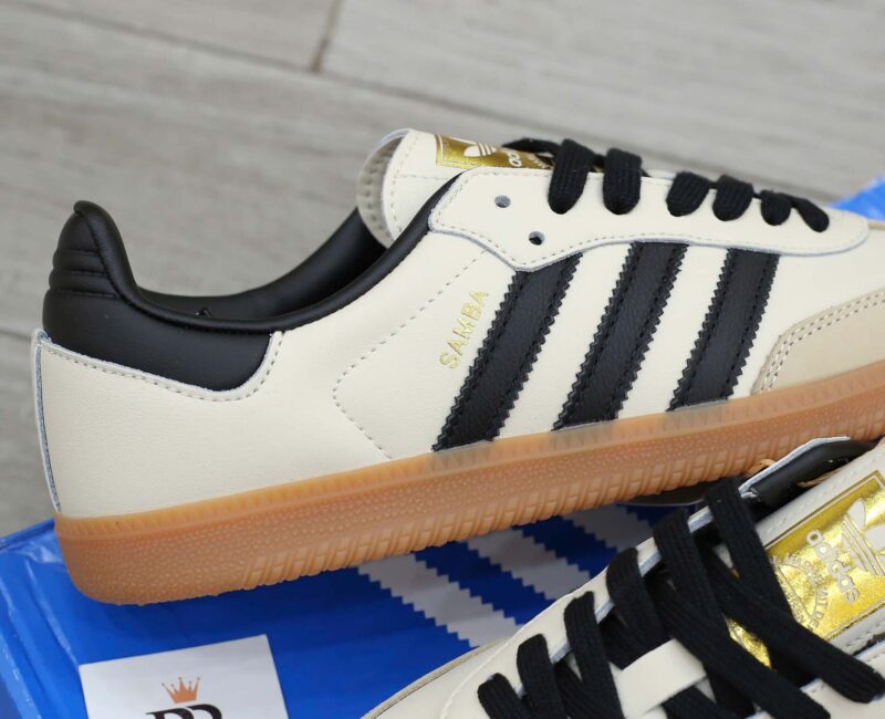 Giày Adidas Samba OG White Black Sand Strata Best Quality