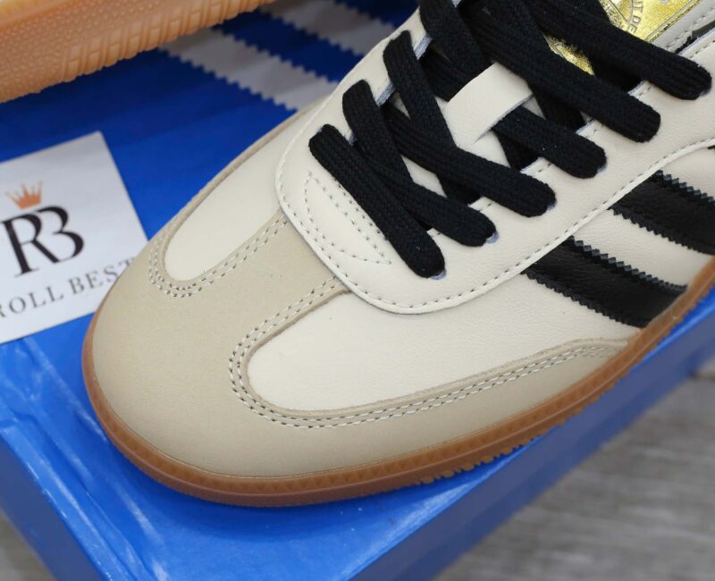Giày Adidas Samba OG White Black Sand Strata Best Quality