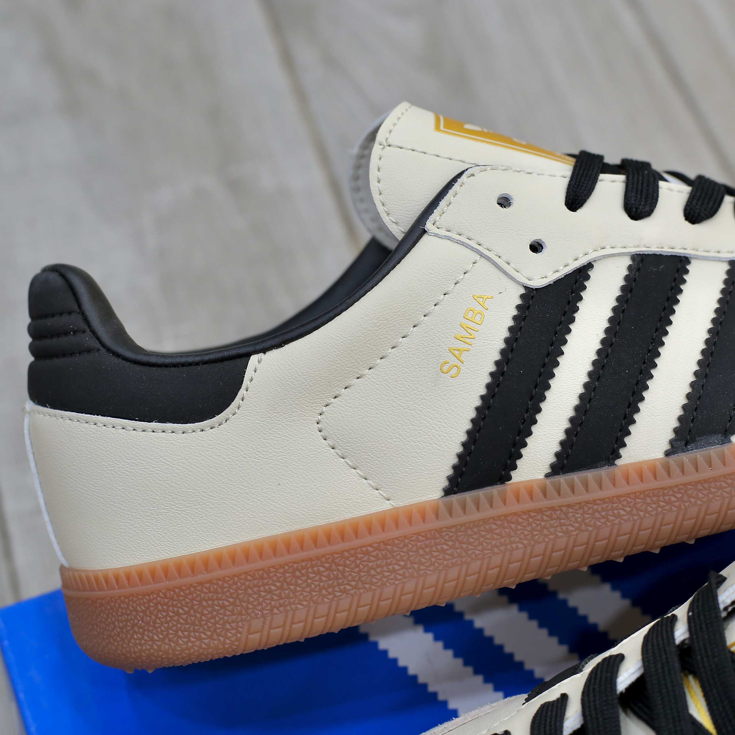 Giày Adidas Samba OG White Black Sand Strata Like Auth