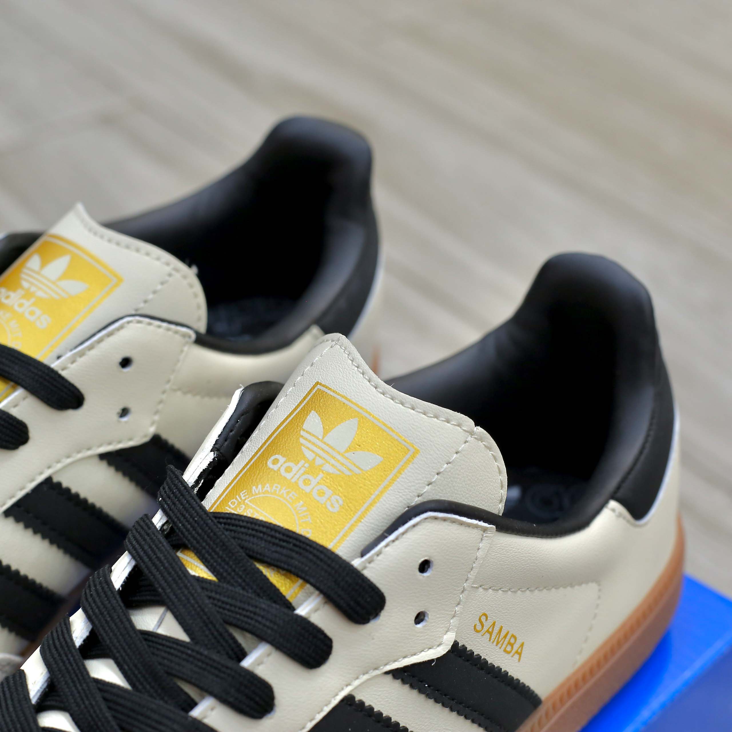 Giày Adidas Samba OG White Black Sand Strata Like Auth