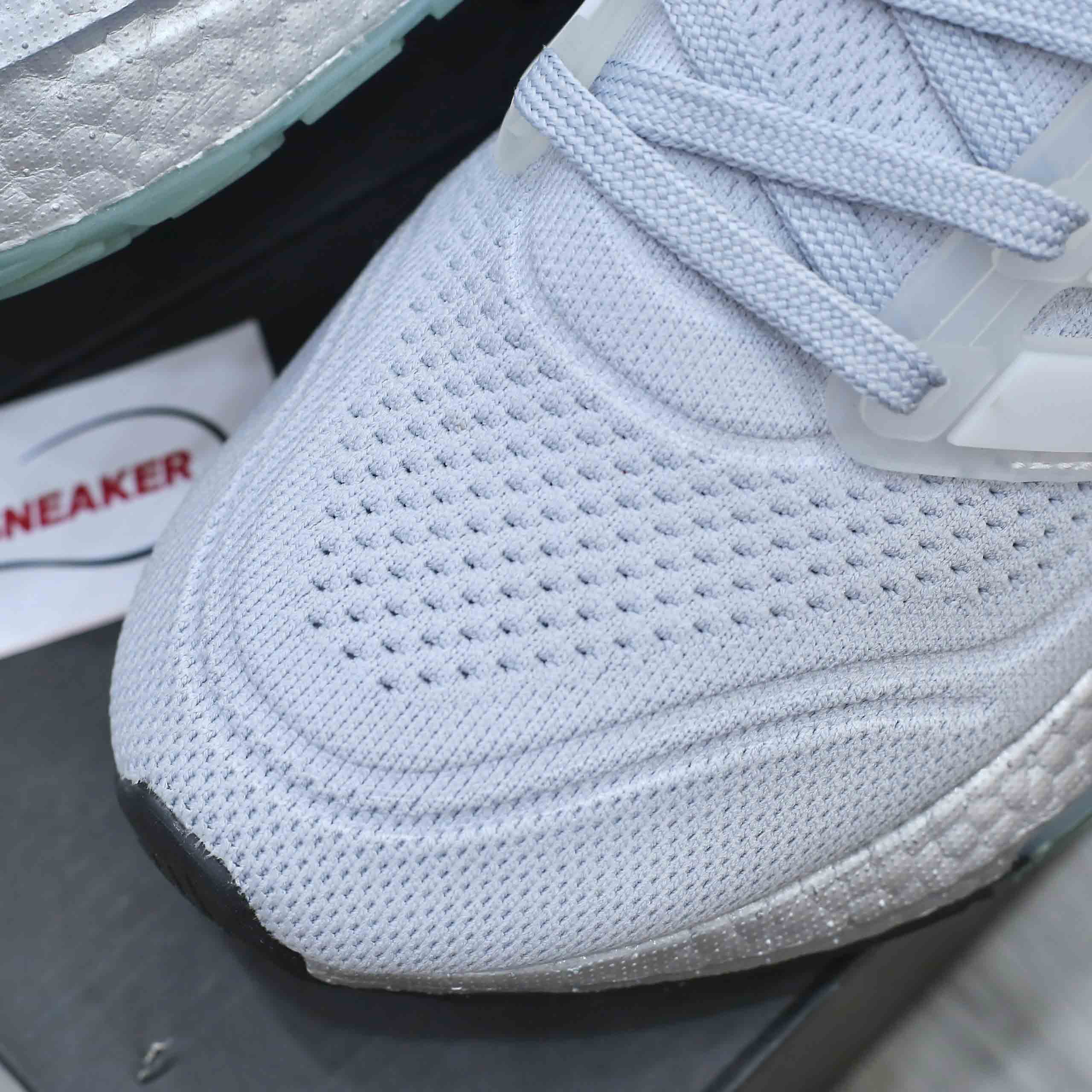 Giày Adidas Ultraboost 21 J 'Crystal White Silver' Like Auth