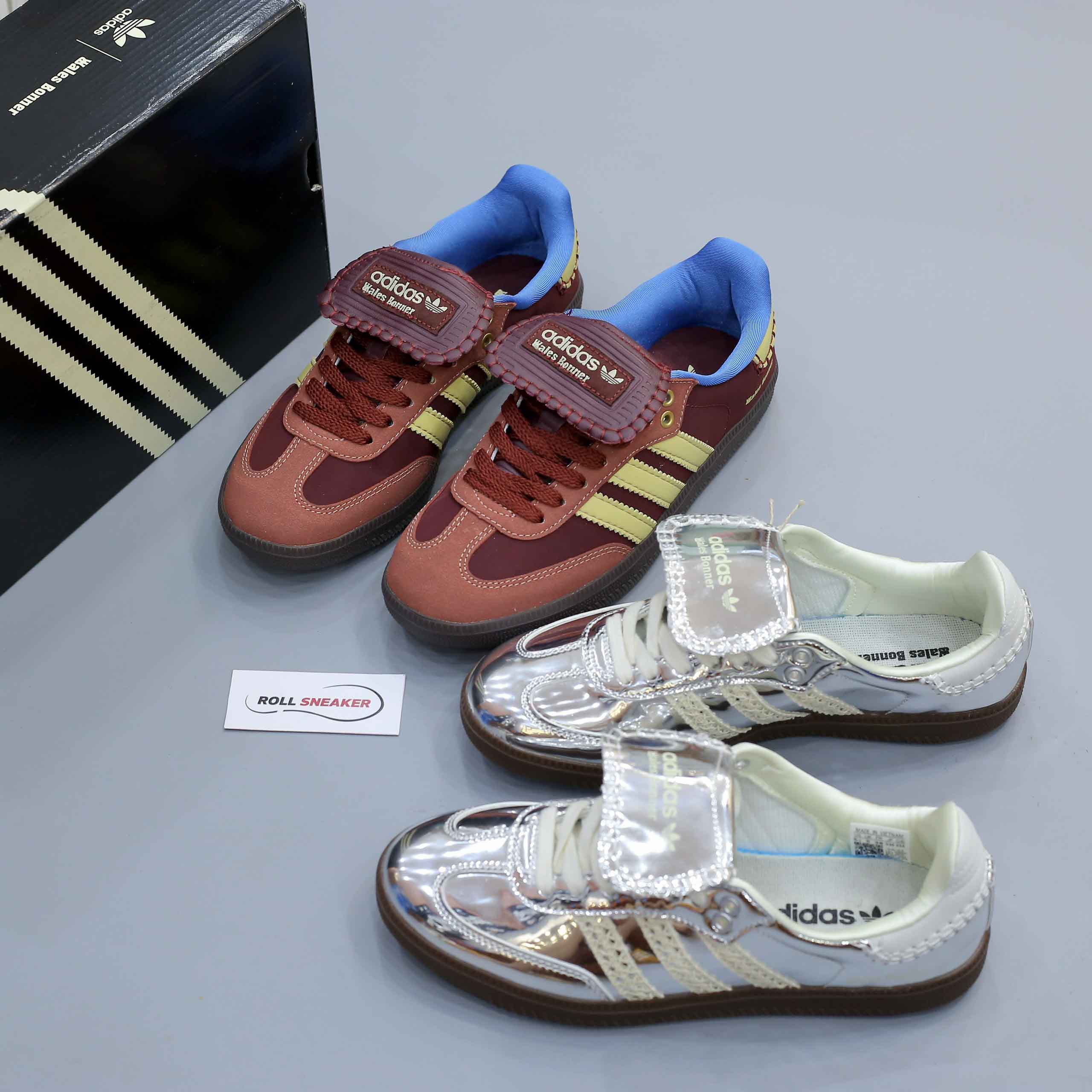 Giày Adidas x Wales Bonner Nylon Samba Fox Brown Like Auth