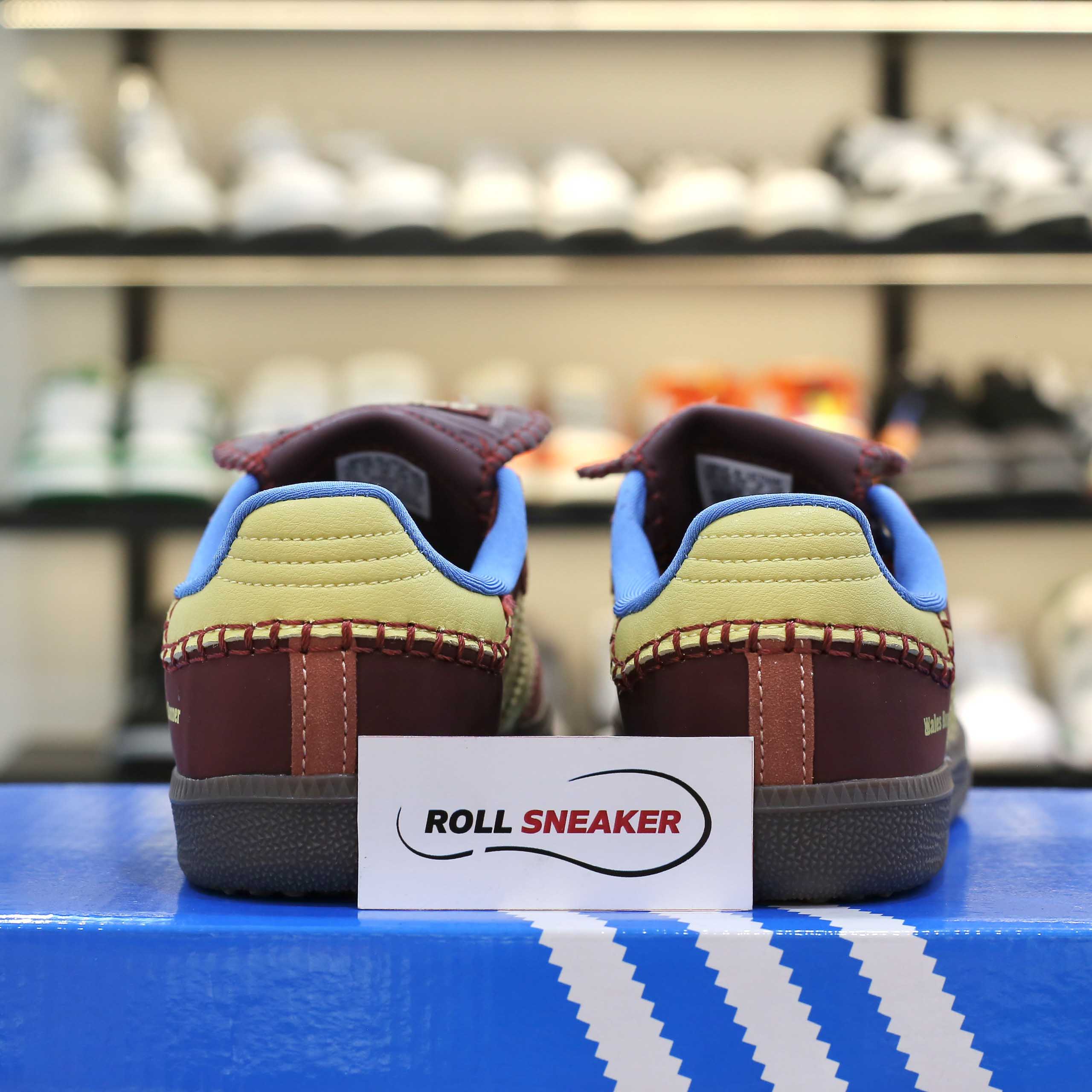 Giày Adidas x Wales Bonner Nylon Samba Fox Brown Like Auth