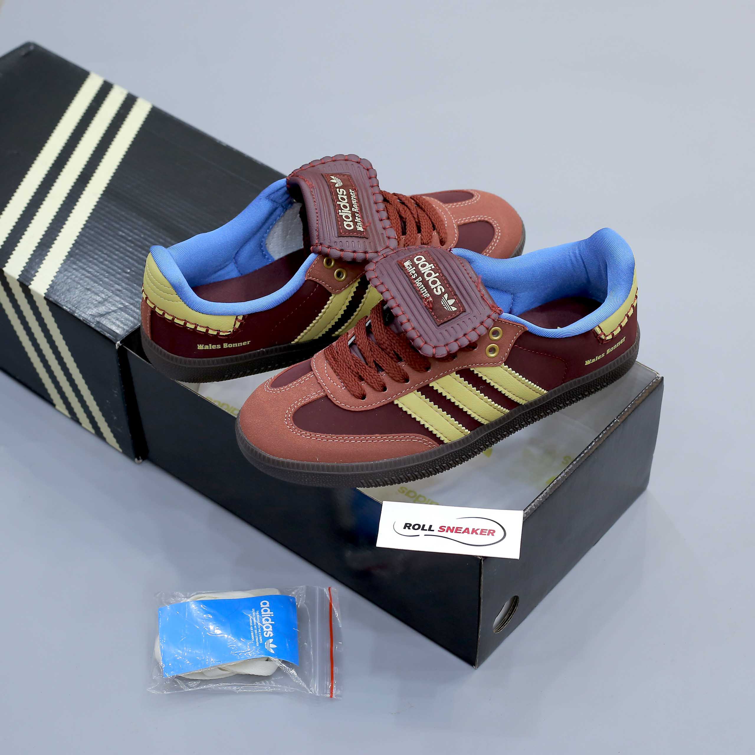 Giày Adidas x Wales Bonner Nylon Samba Fox Brown Like Auth