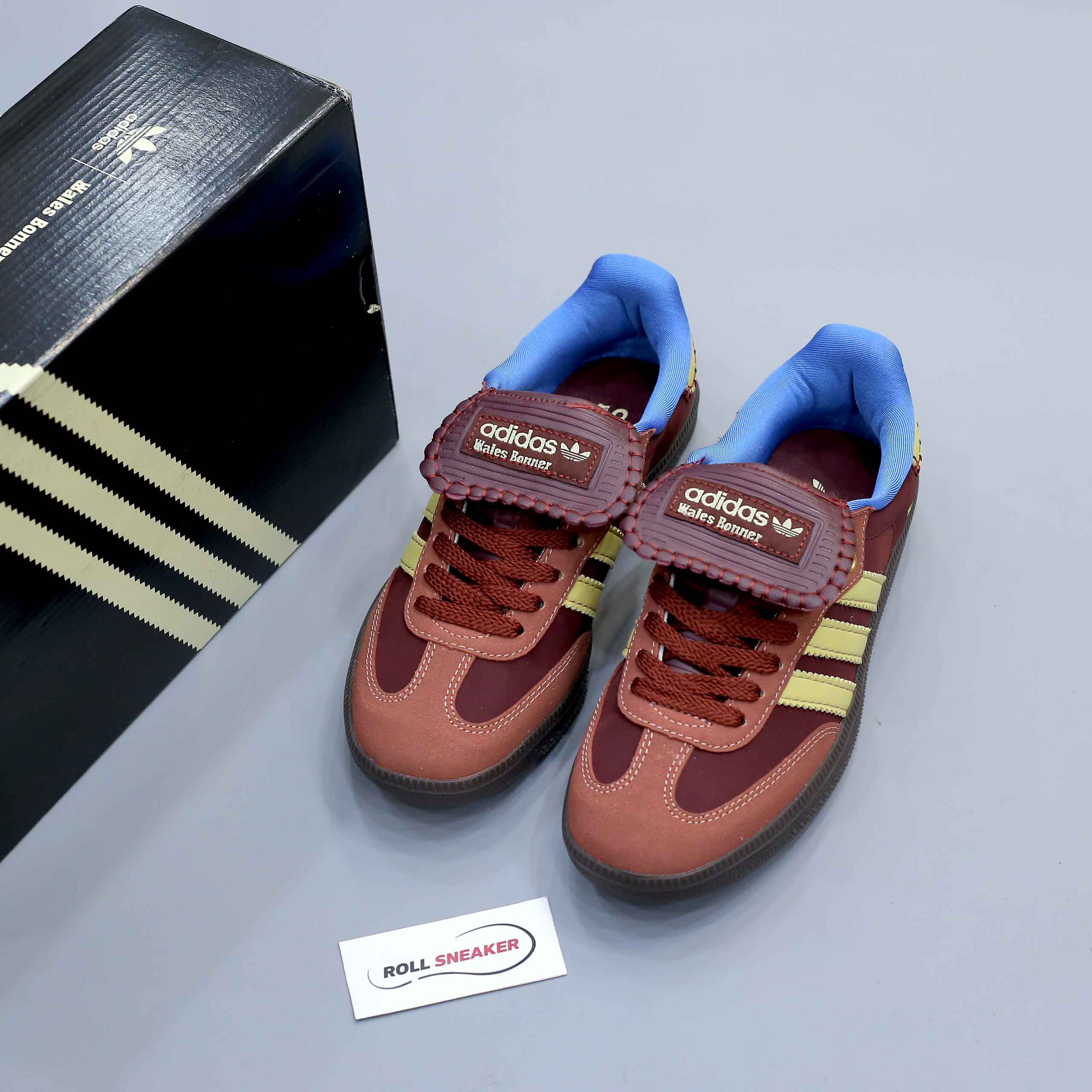 Giày Adidas x Wales Bonner Nylon Samba Fox Brown Like Auth