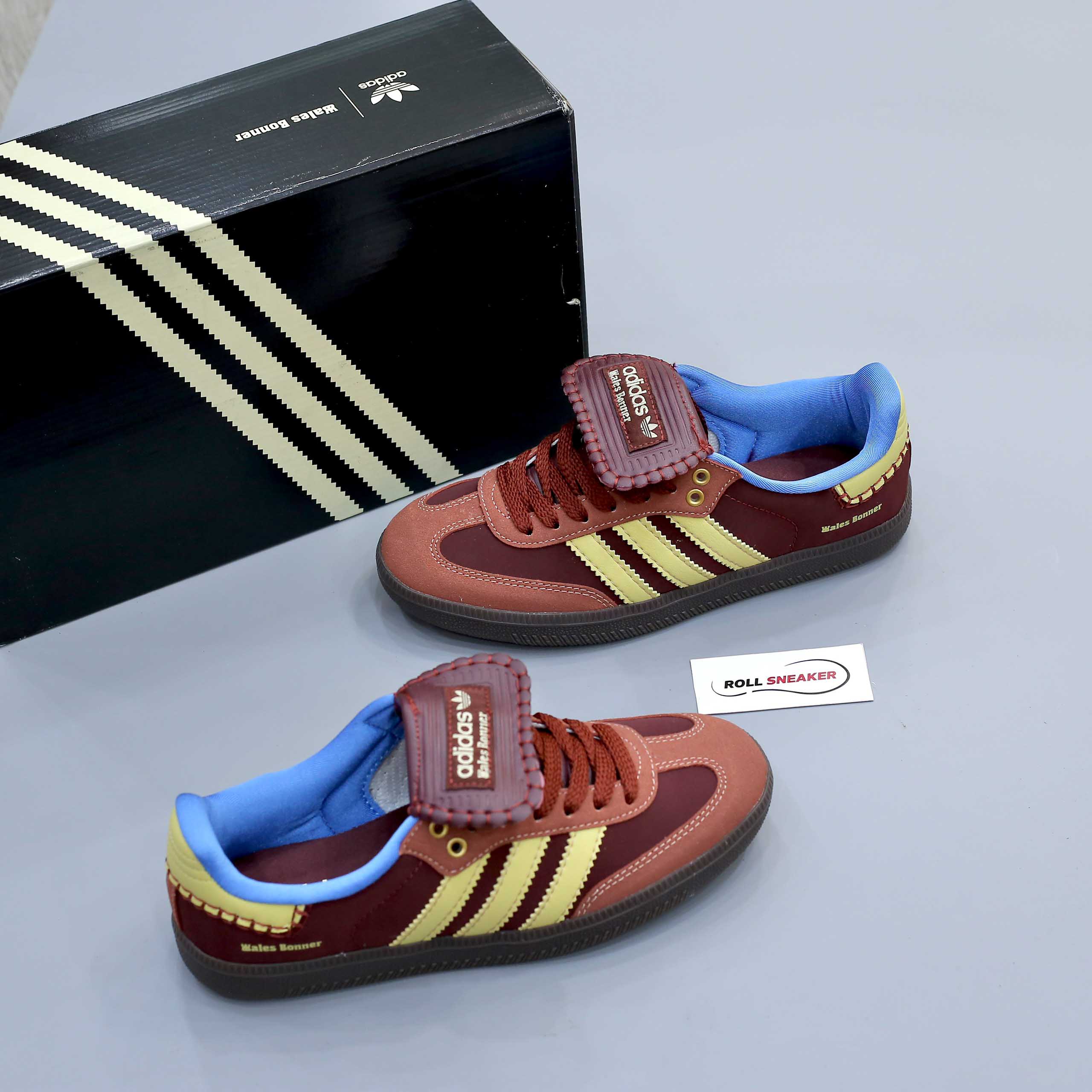 Giày Adidas x Wales Bonner Nylon Samba Fox Brown Like Auth