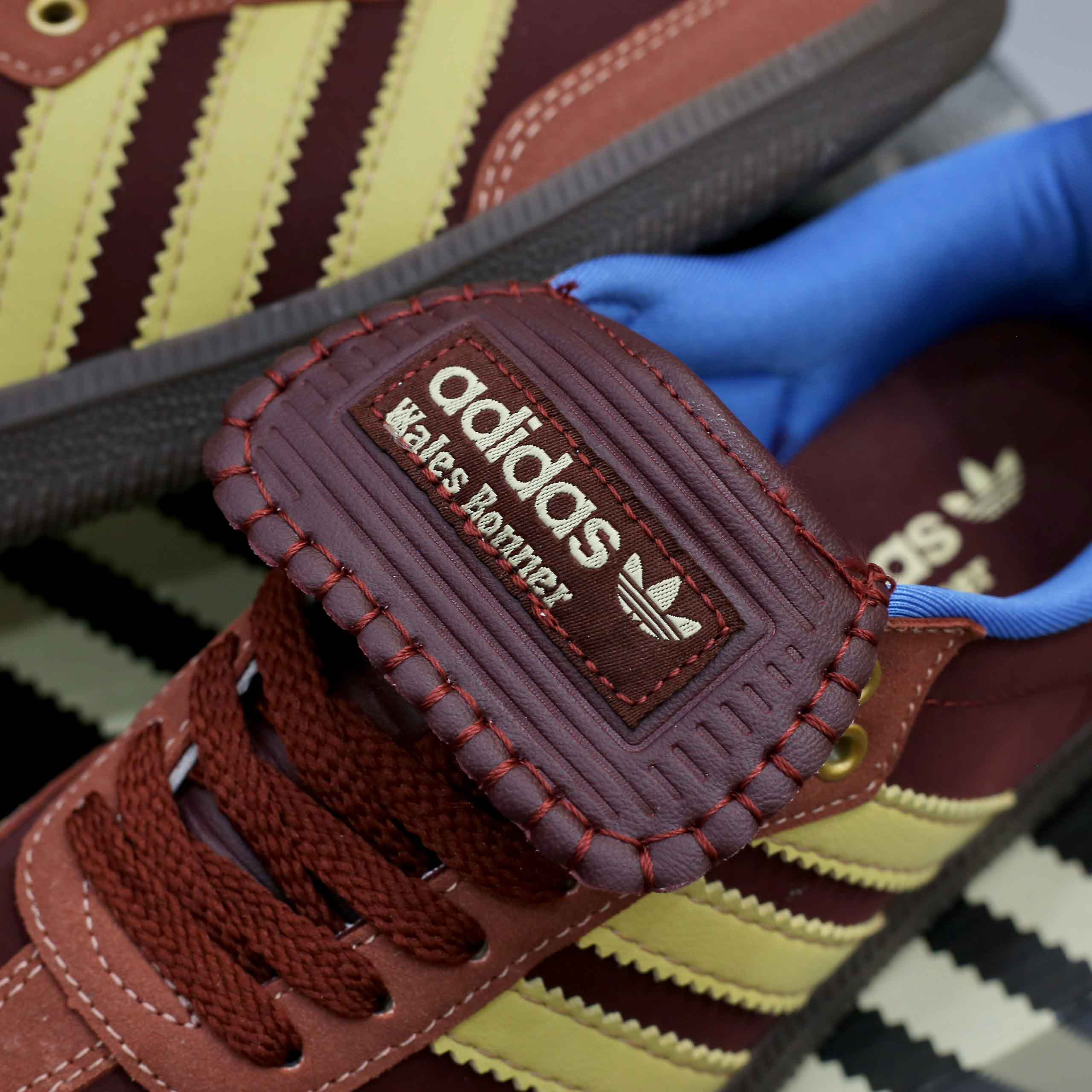Giày Adidas x Wales Bonner Nylon Samba Fox Brown Like Auth