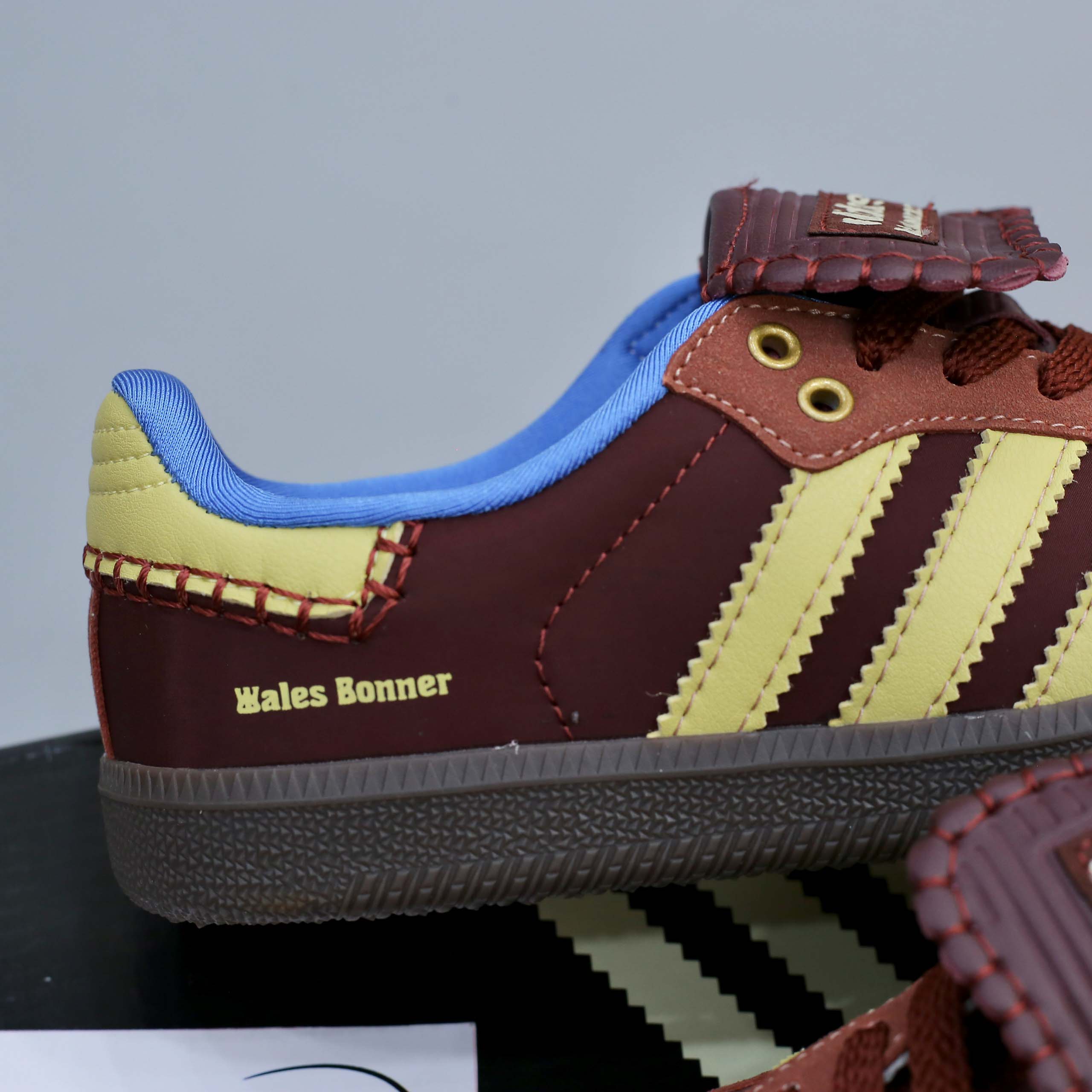 Giày Adidas x Wales Bonner Nylon Samba Fox Brown Like Auth