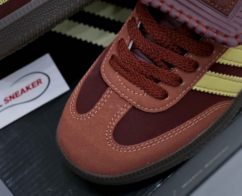 Giày Adidas x Wales Bonner Nylon Samba Fox Brown Like Auth