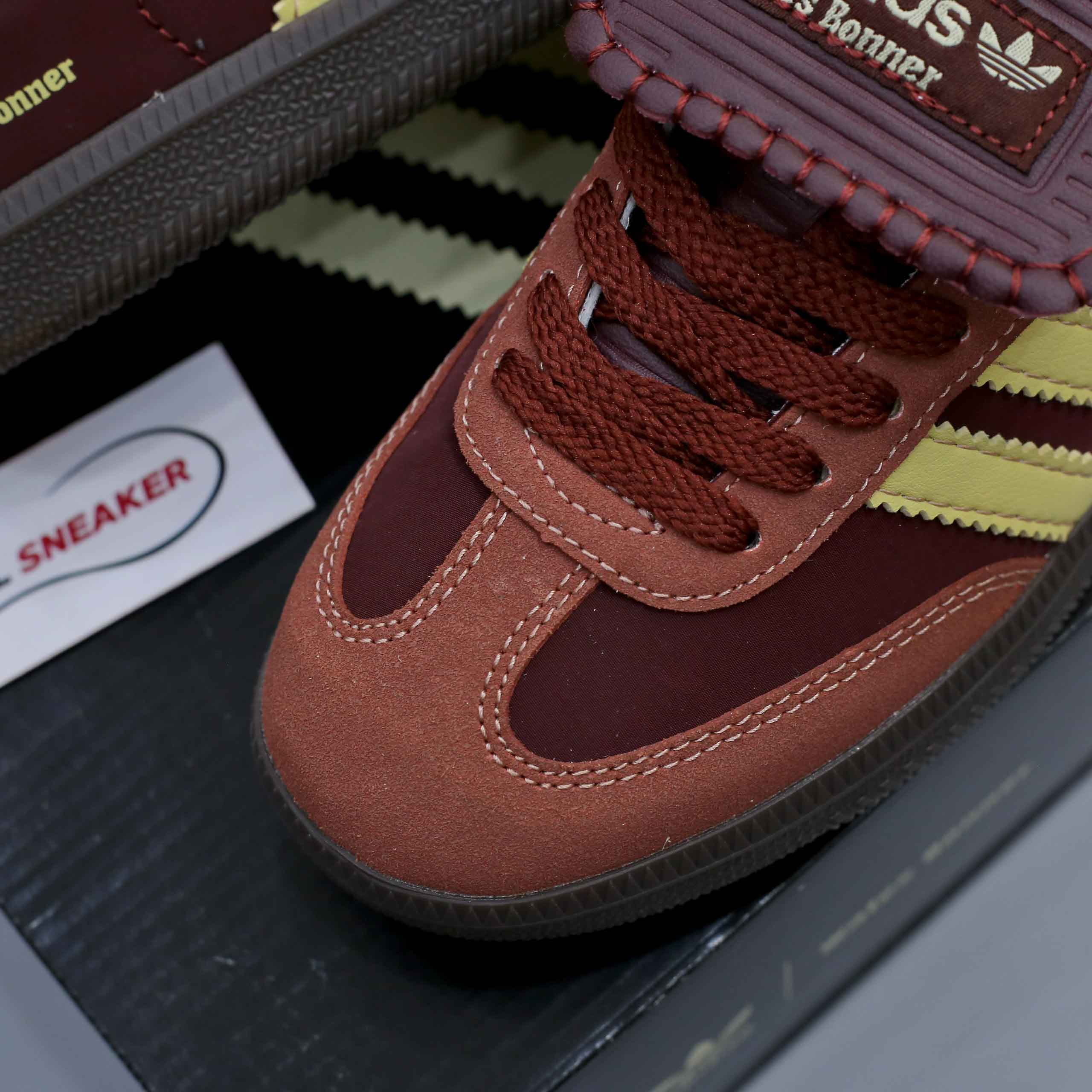 Giày Adidas x Wales Bonner Nylon Samba Fox Brown Like Auth