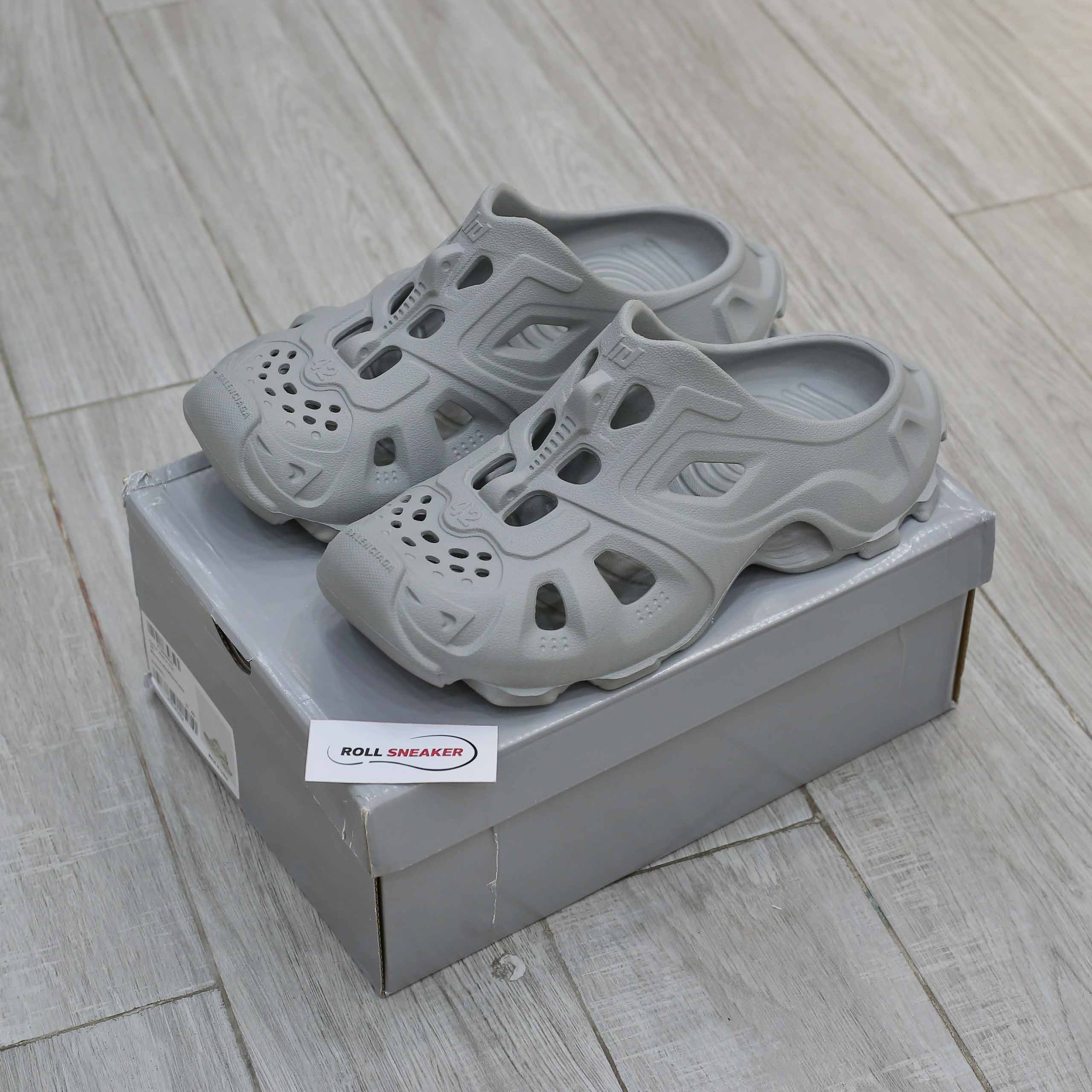 Giày Balenciaga HD Grey Rubber Like Auth