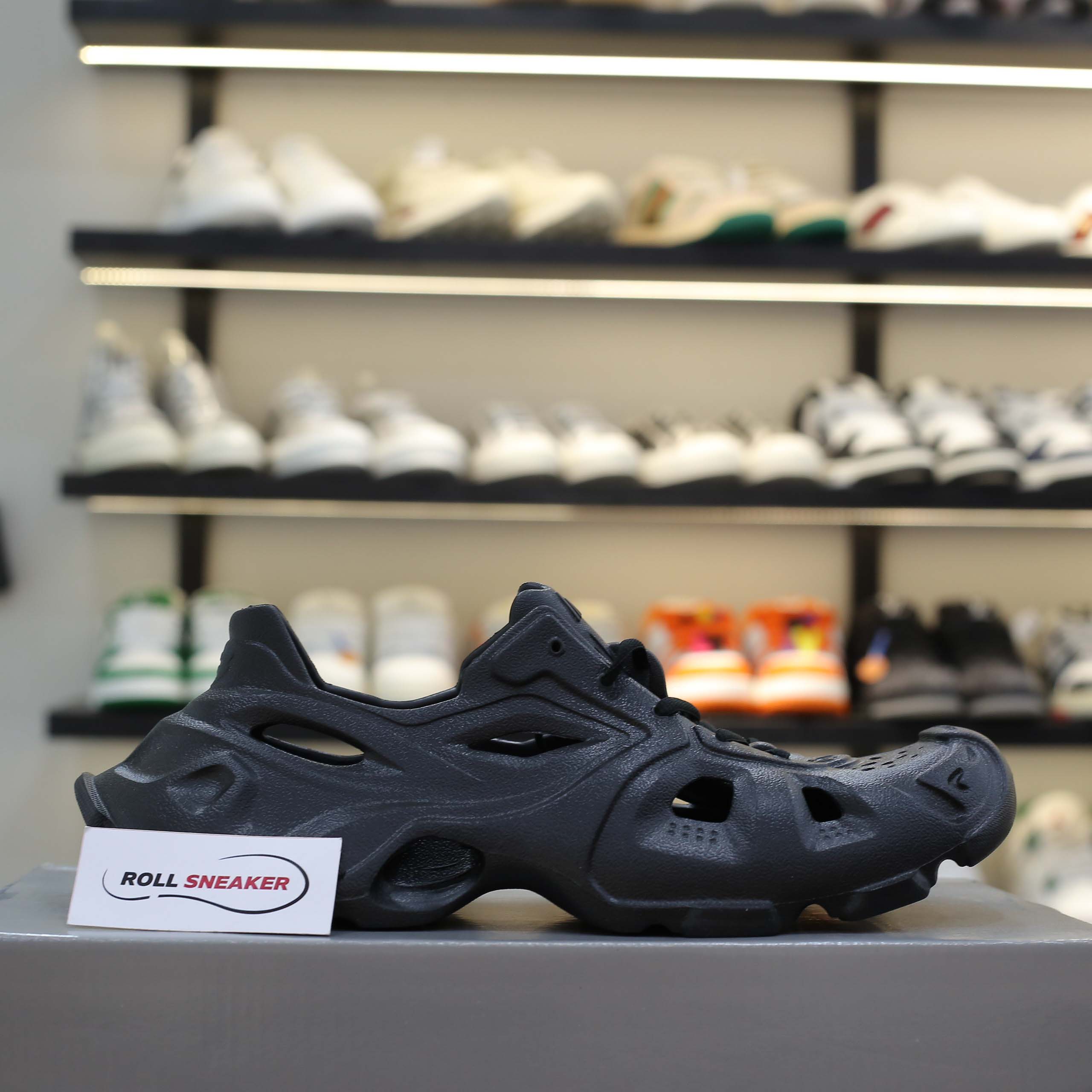 Giày Balenciaga HD Lace Up Black Like Auth