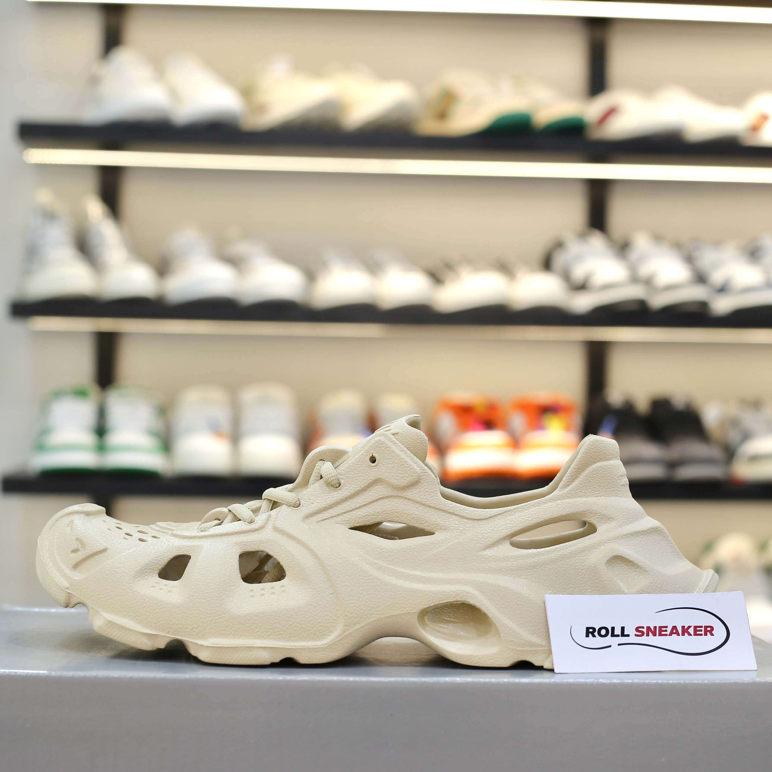 Giày Balenciaga HD Lace-up Trainers 'Nude' Like Auth